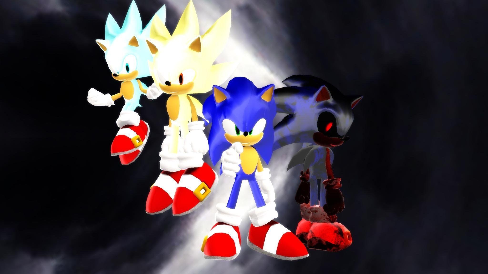 Hyper Sonic, Sonic the Hedgehog, Power of Chaos Emeralds, Sonic's ultimate form, 2050x1160 HD Desktop