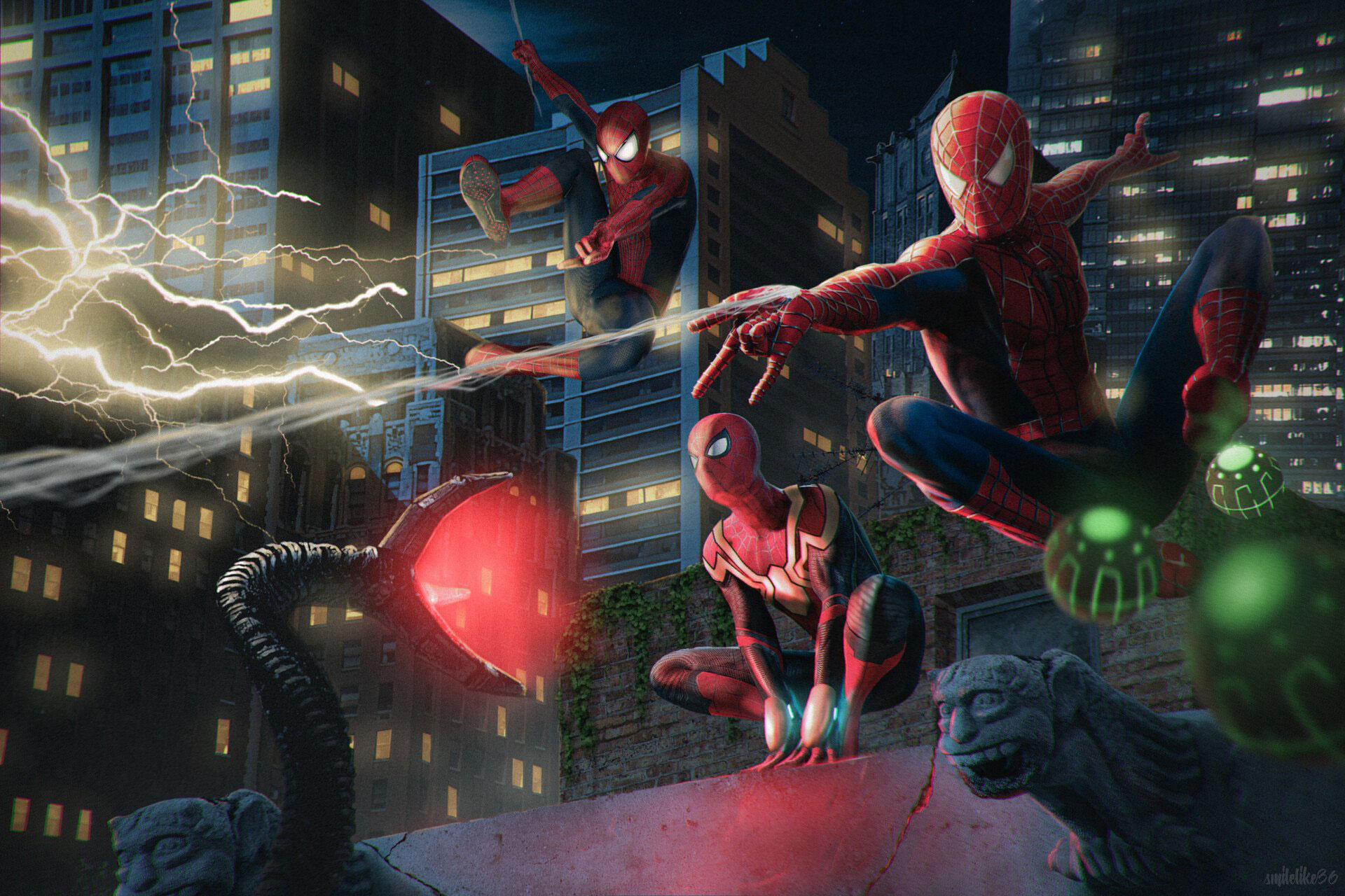 Spider-Man: No Way Home, HD wallpapers, Desktop wallpaper, Marvel's arachnid, 1920x1280 HD Desktop