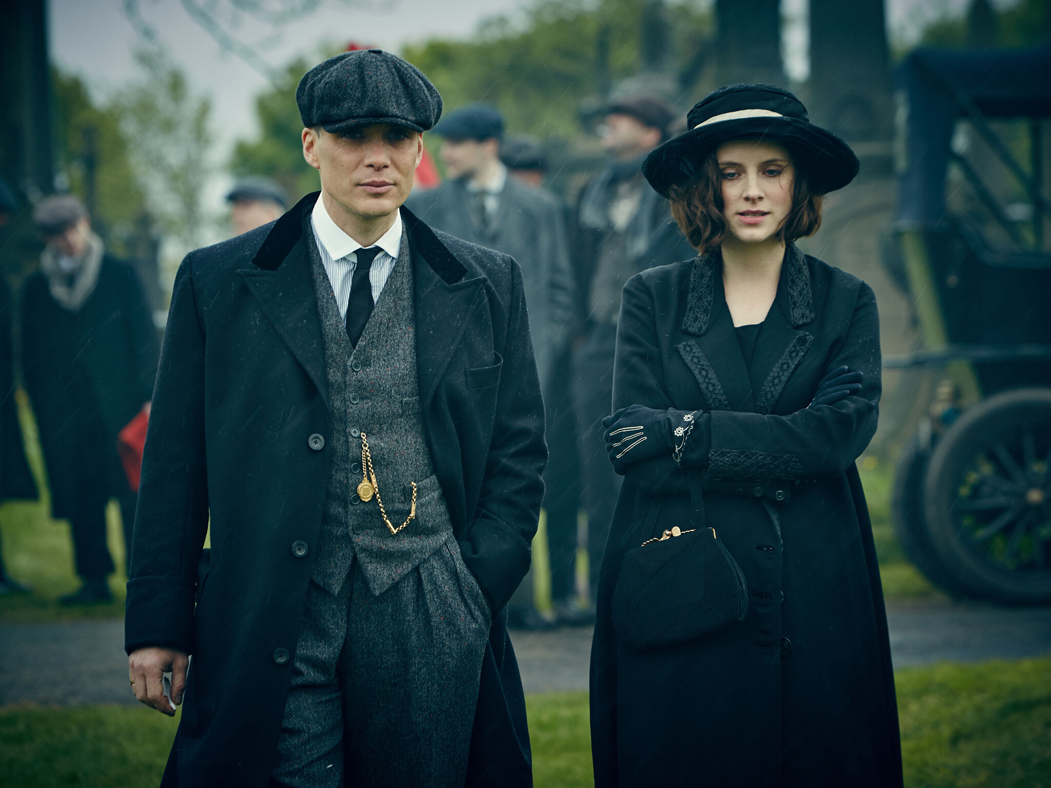 Peaky Blinders: TV Show, Sophie Rundle as Ada Shelby and Cillian Murphy as Tommy Shelby, BBC. 2050x1540 HD Background.