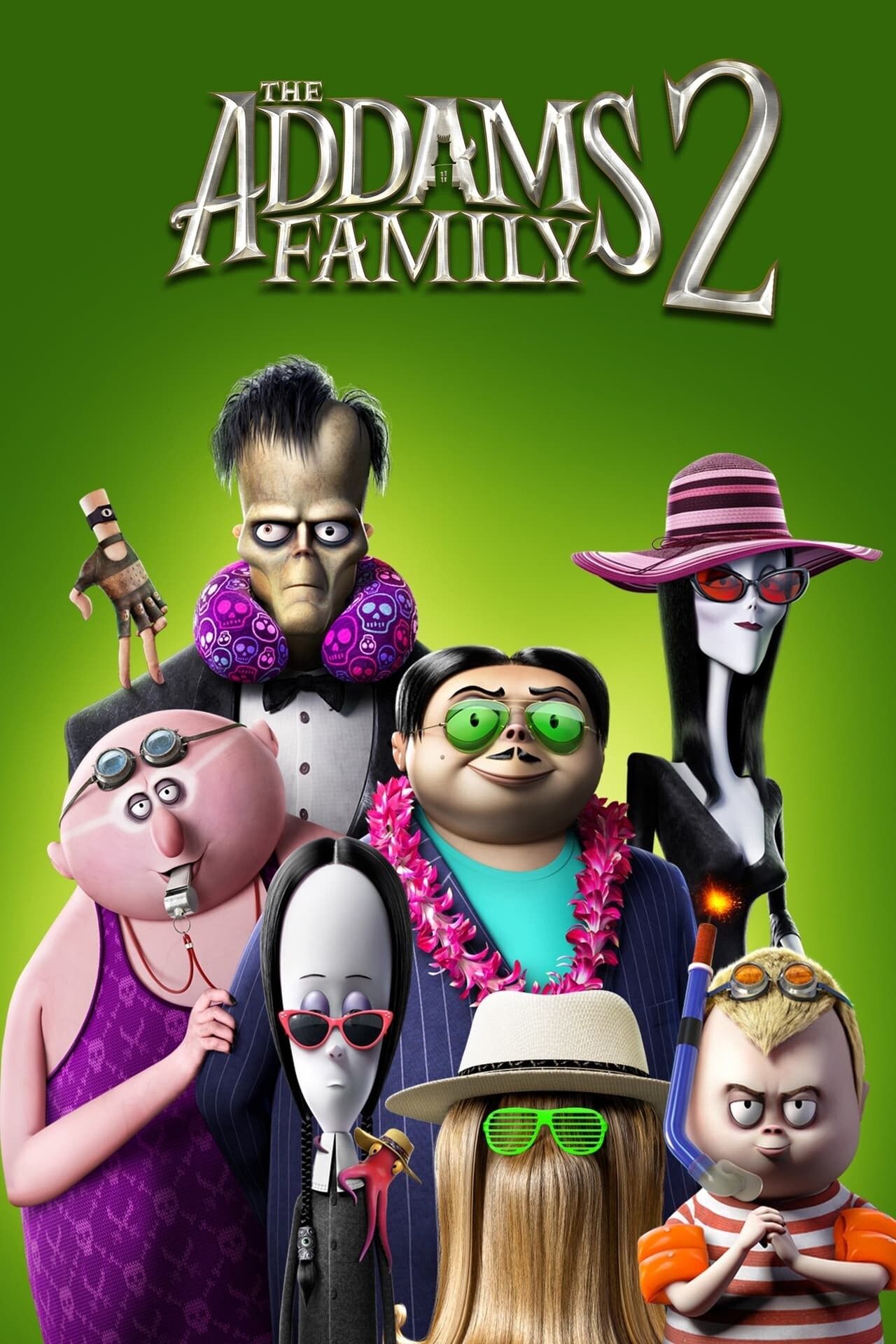 The Addams Family 2: Spooky family, The animated comedy sequel, Adventure across America. 1280x1920 HD Wallpaper.