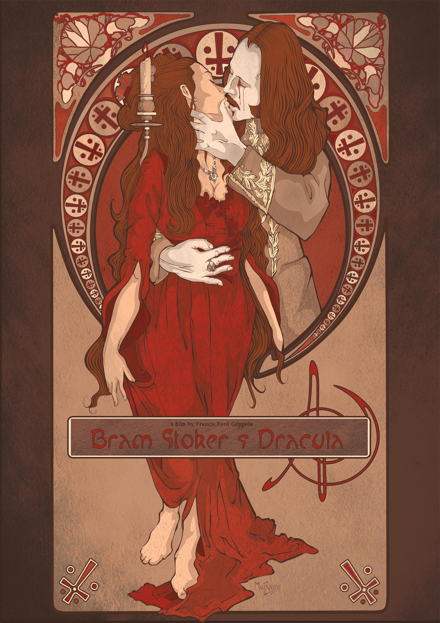 Bram Stoker's Dracula, Classic film poster, Gothic aesthetics, Artistic representation, 1410x1990 HD Phone