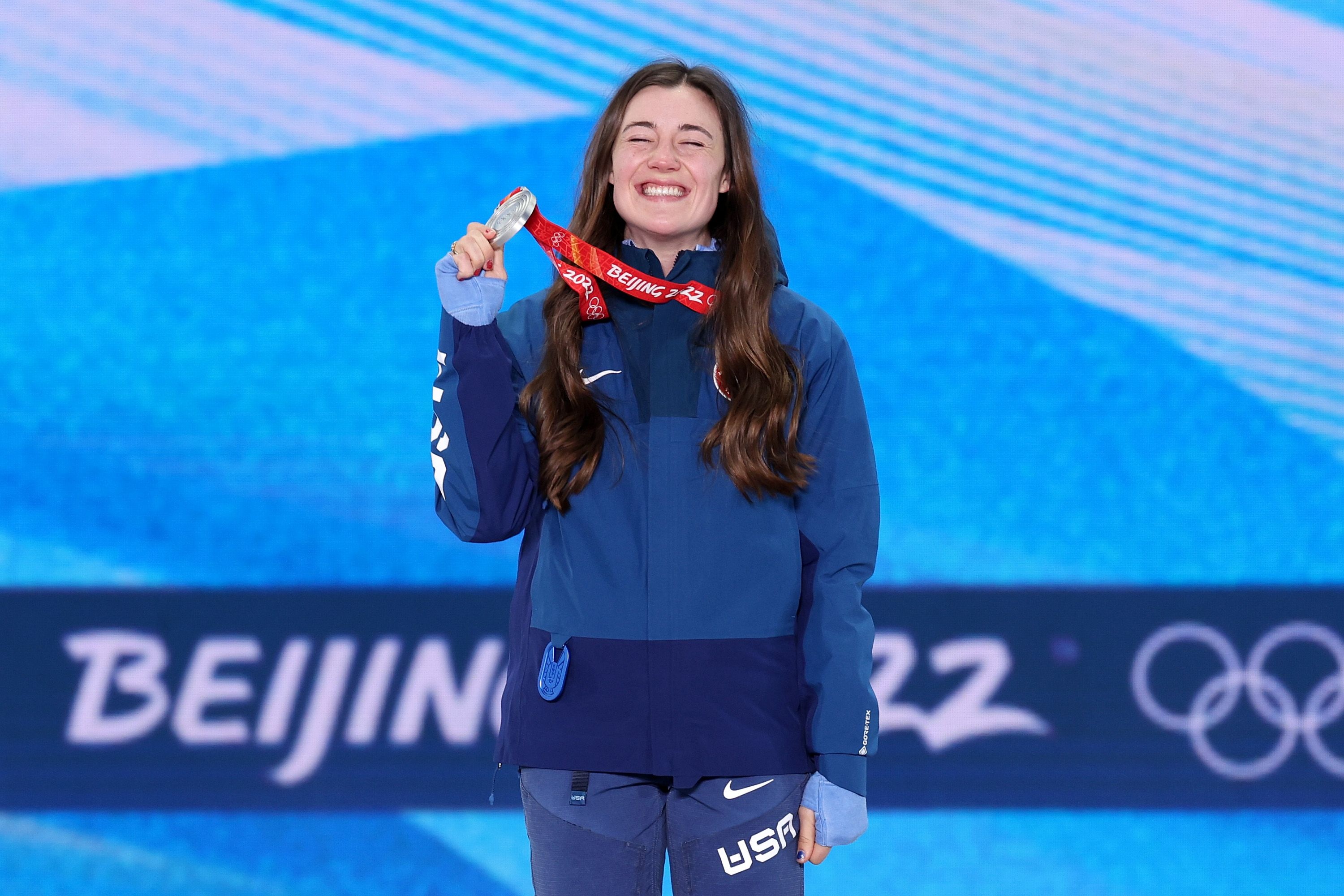 Jaelin Kauf, Olympian salary, Beijing athletes, Alpine ski, 3000x2000 HD Desktop