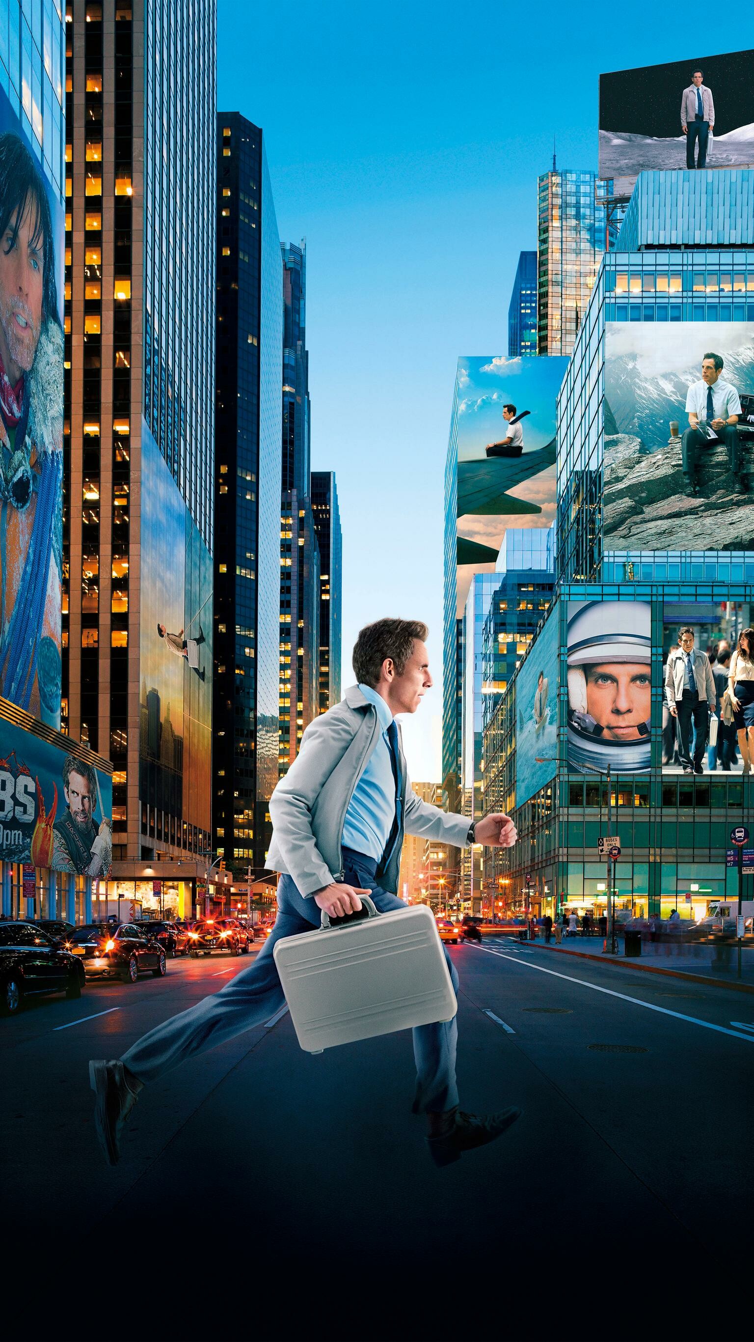 The Secret Life of Walter Mitty: A negative assets manager at Life magazine living alone in New York City, Movie, 2013. 1540x2740 HD Background.