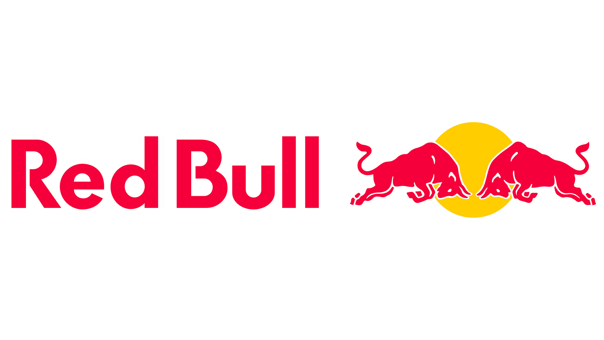 Red Bull Logo: Drink significantly improving aerobic endurance, A carbonated taurine beverage. 2000x1130 HD Wallpaper.