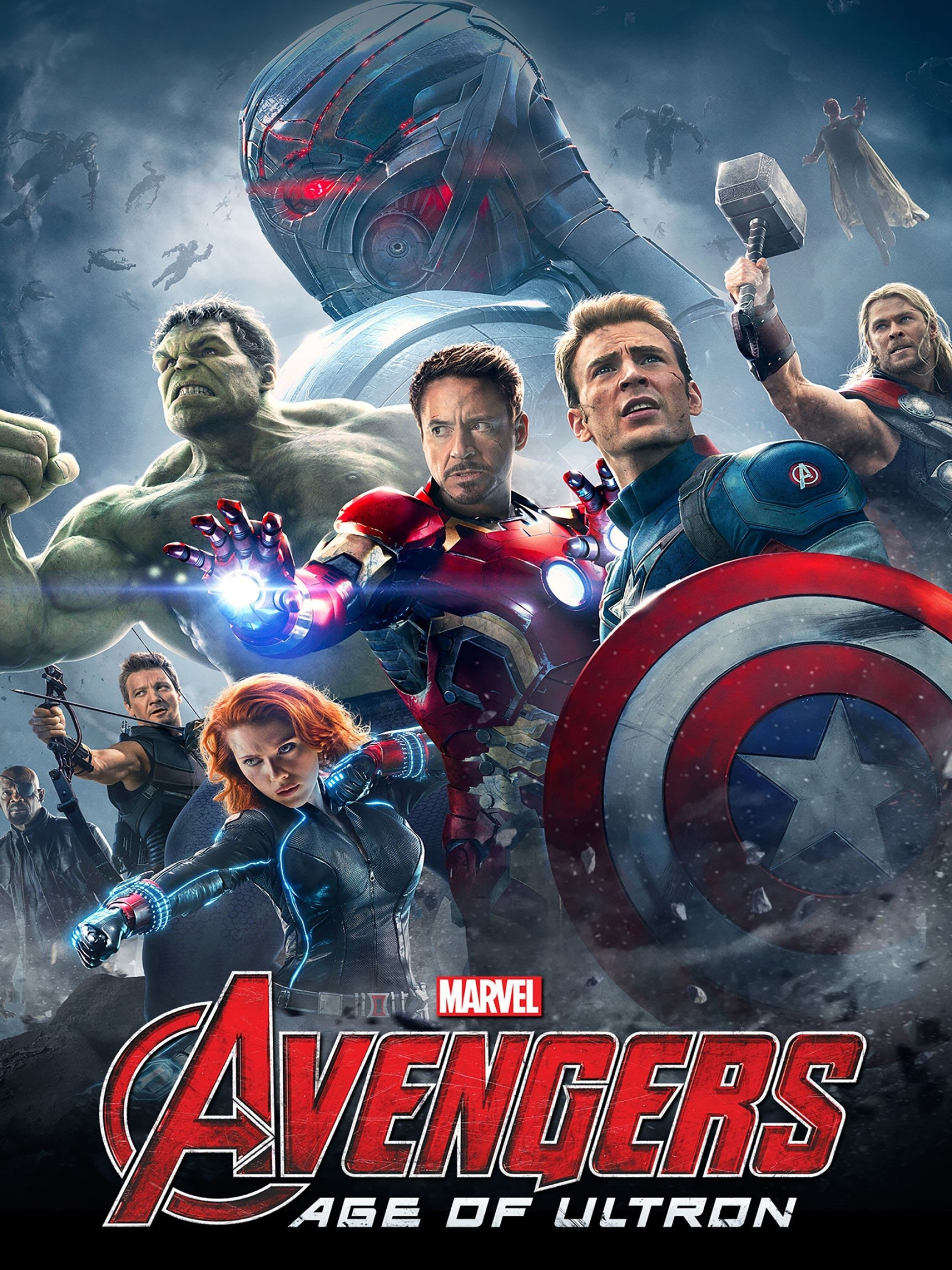 Avengers: Age of Ultron, Earth's mightiest heroes, Robot uprising, Joss Whedon's direction, 1920x2560 HD Handy