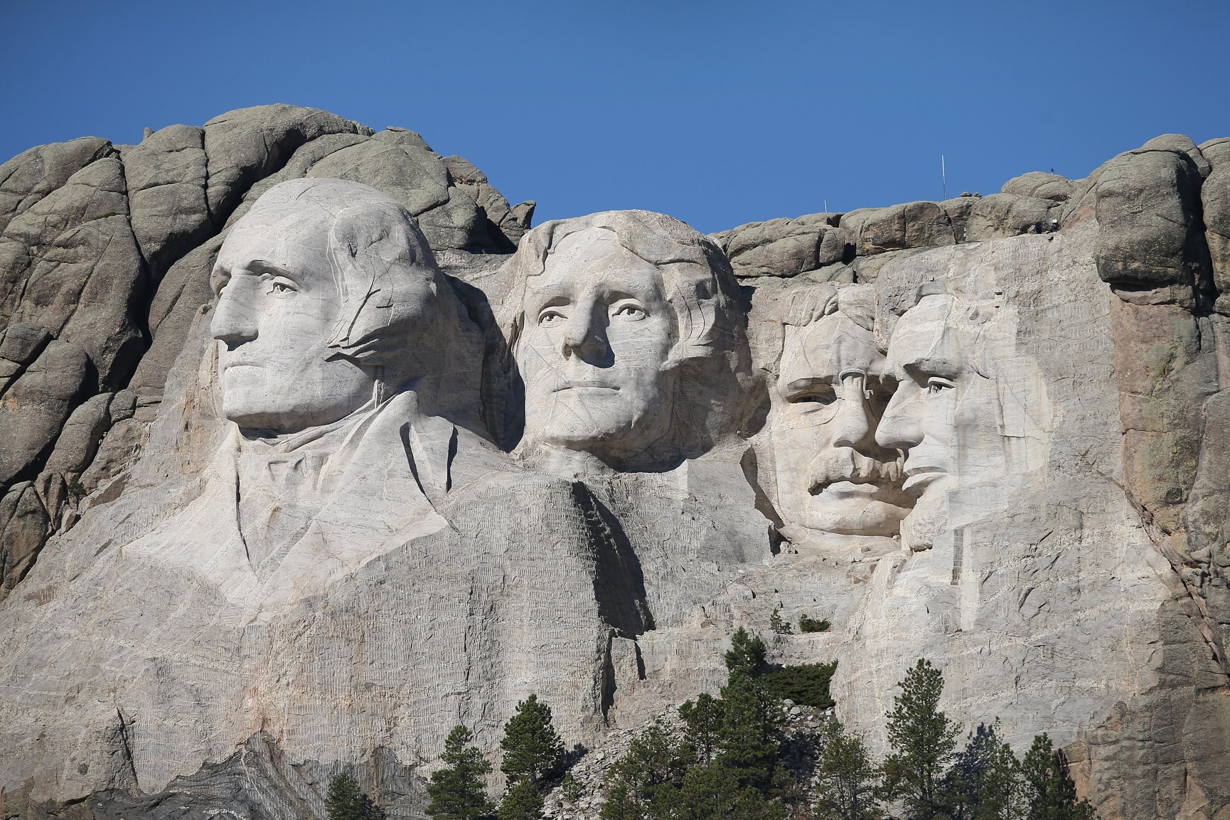 Keystone, Fireworks, Mount Rushmore, Donald Trump, 2500x1670 HD Desktop