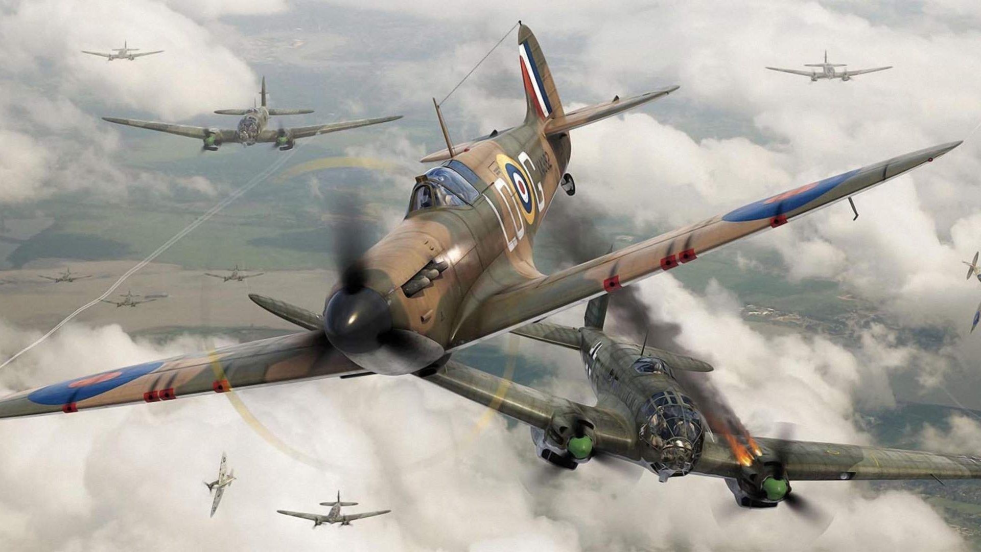 World War II planes wallpapers, Aviation history, Fighter aircraft, Warbird beauty, 1920x1080 Full HD Desktop