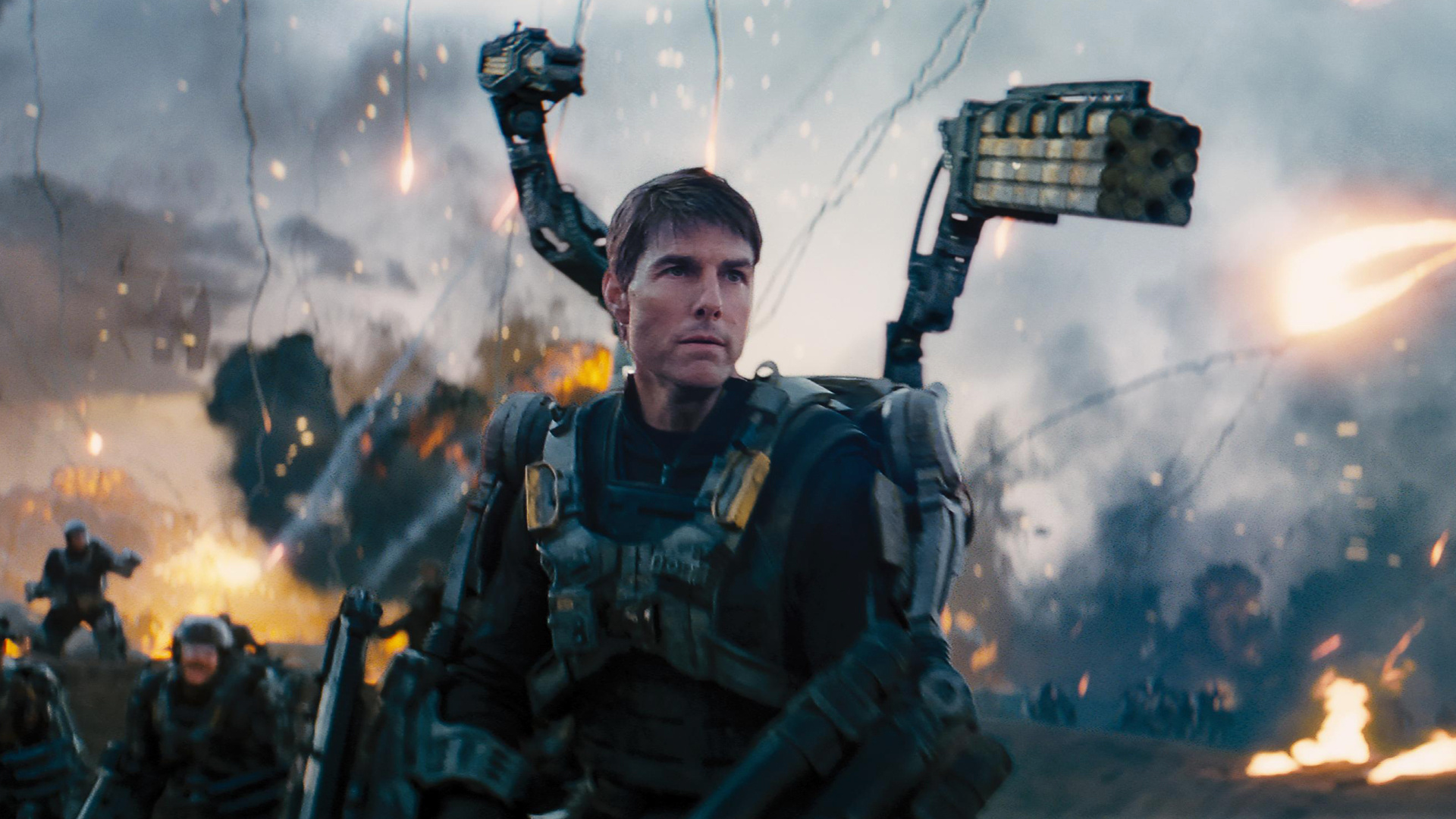 Edge of Tomorrow: Major in the United Defense Force (UDF), The mimic invasion. 1920x1080 Full HD Background.