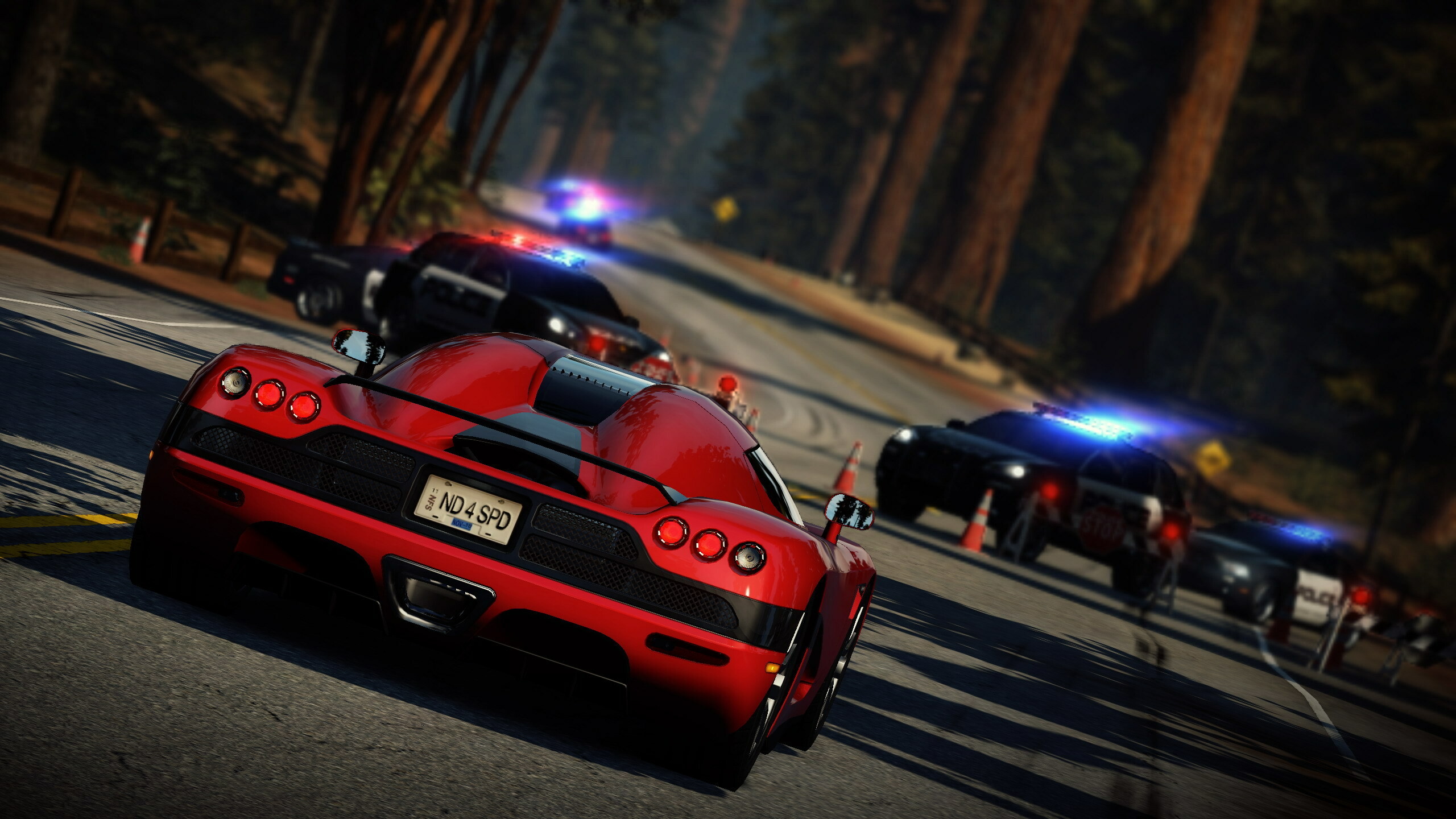 Need for Speed Hot Pursuit Remastered: Players can compete in several types of races, NFS. 2560x1440 HD Background.