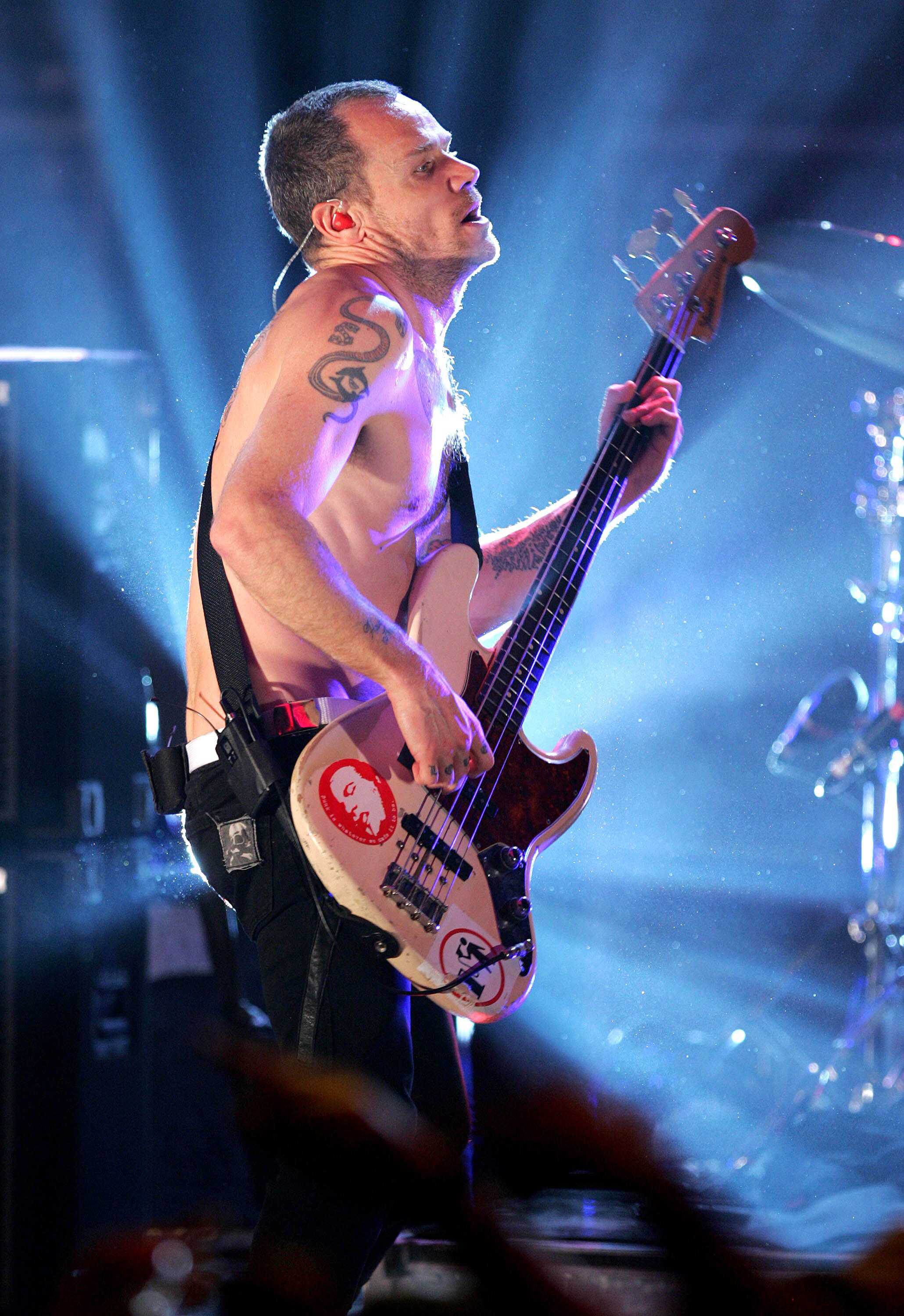 Red Hot Chilli Peppers: Flea, Michael Peter Balzary, An Australian-American musician and actor. 2060x3000 HD Wallpaper.