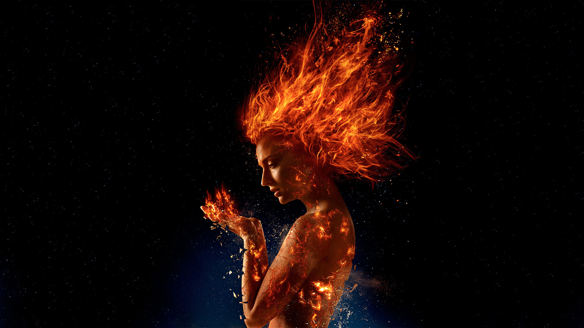 Sophie Turner, X-Men Dark Phoenix, 2018 movie poster, 1920x1080 Full HD Desktop
