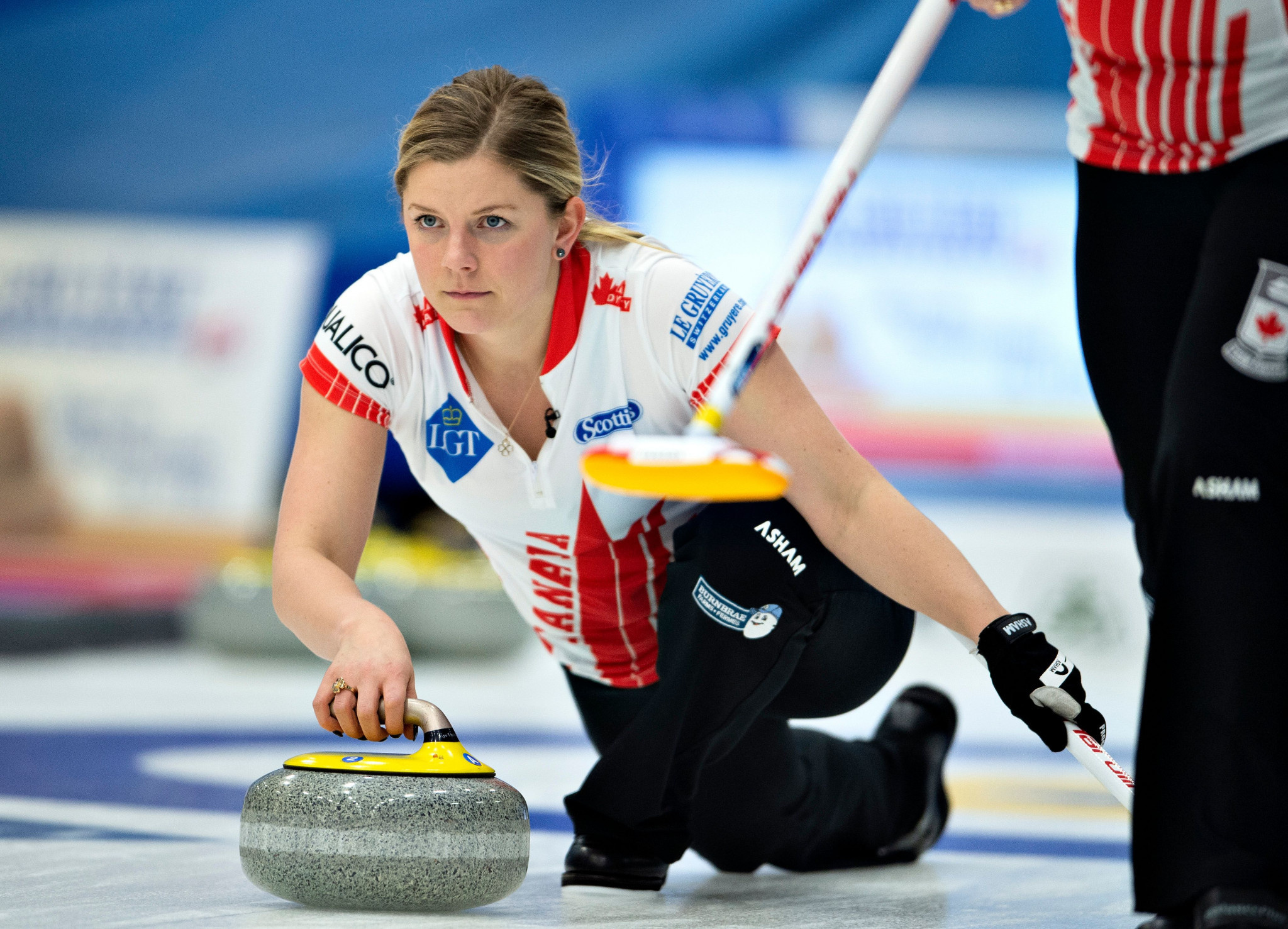 Curling: Sarah Wilkes, A Canadian curler, The World Women’s Curling Championship in Silkeborg, Denmark. 2050x1480 HD Wallpaper.