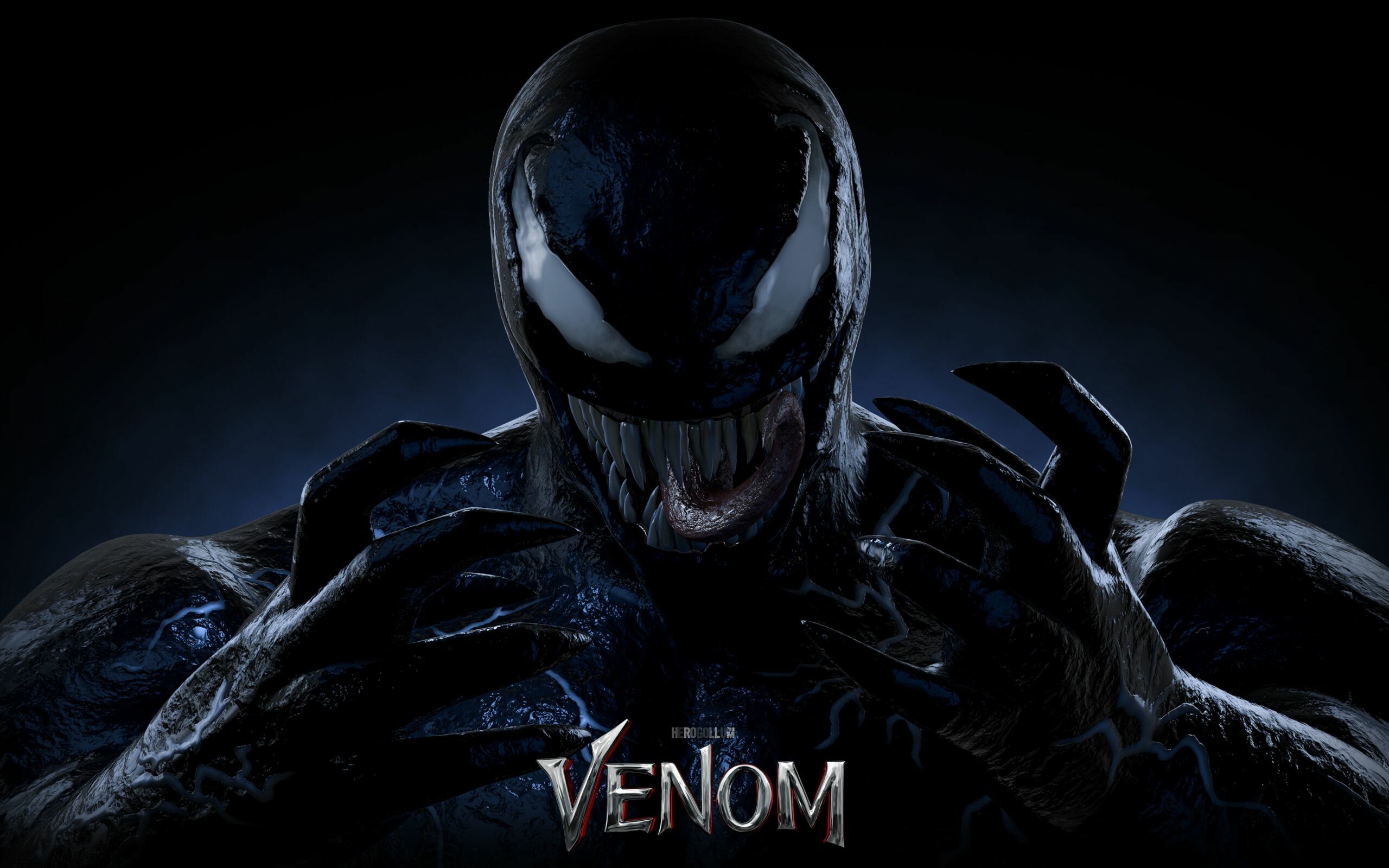 Venom: Marvel, Ranked 22nd on IGN's 100 Greatest Comic Villains of All Time. 2560x1600 HD Wallpaper.