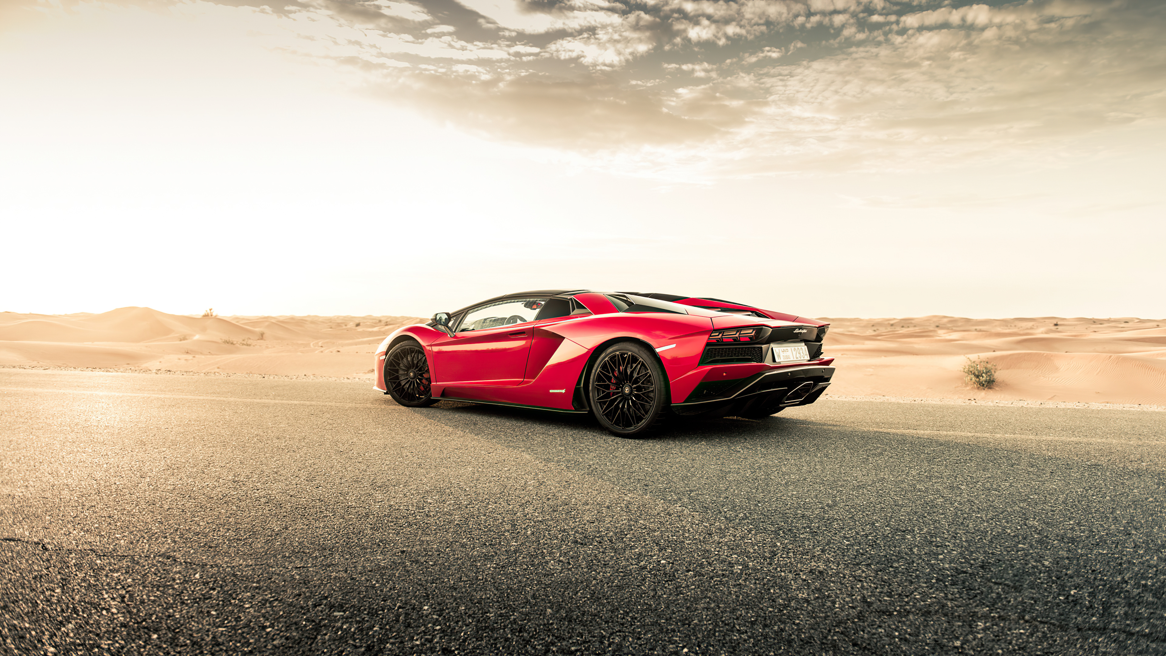 Red Lamborghini Aventador, 2020 HD cars, 3840x2160 4K Desktop