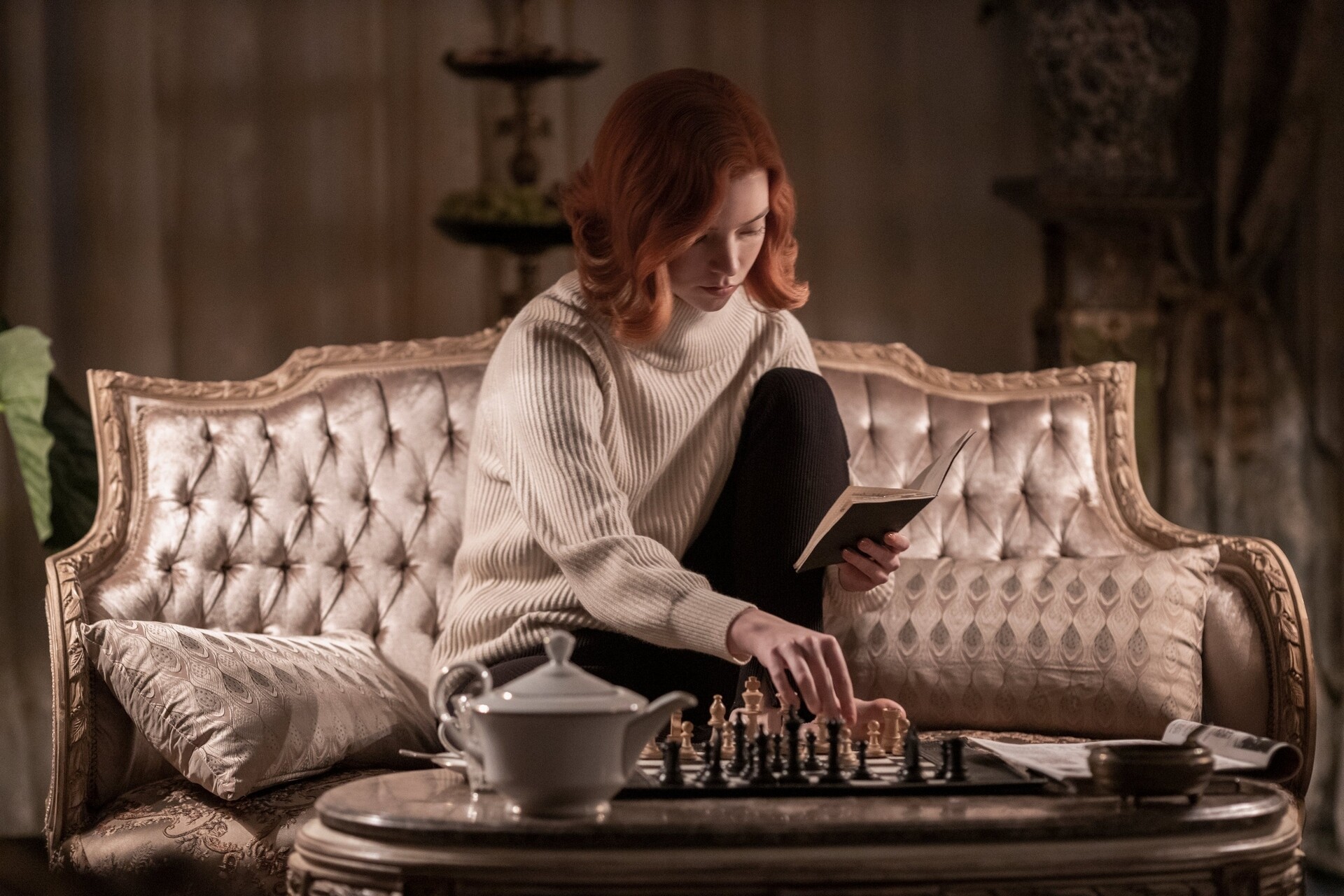 The Queen's Gambit: Chess Film,Grammy Awards, Best Score Soundtrack for Visual Media. 1920x1280 HD Background.