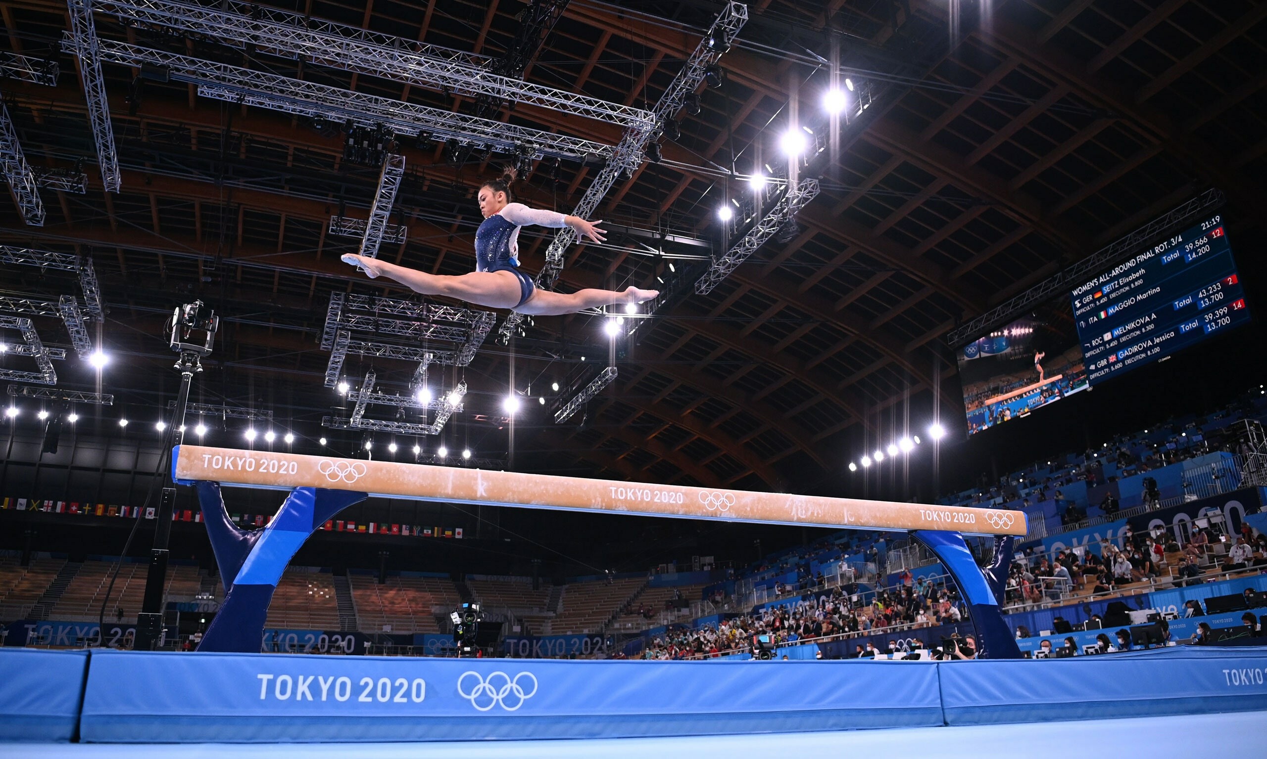 Sunisa Lee: Tokyo 2020, She won the silver medal on uneven bars at the Gymnix International Junior Cup in 2017. 2560x1540 HD Wallpaper.