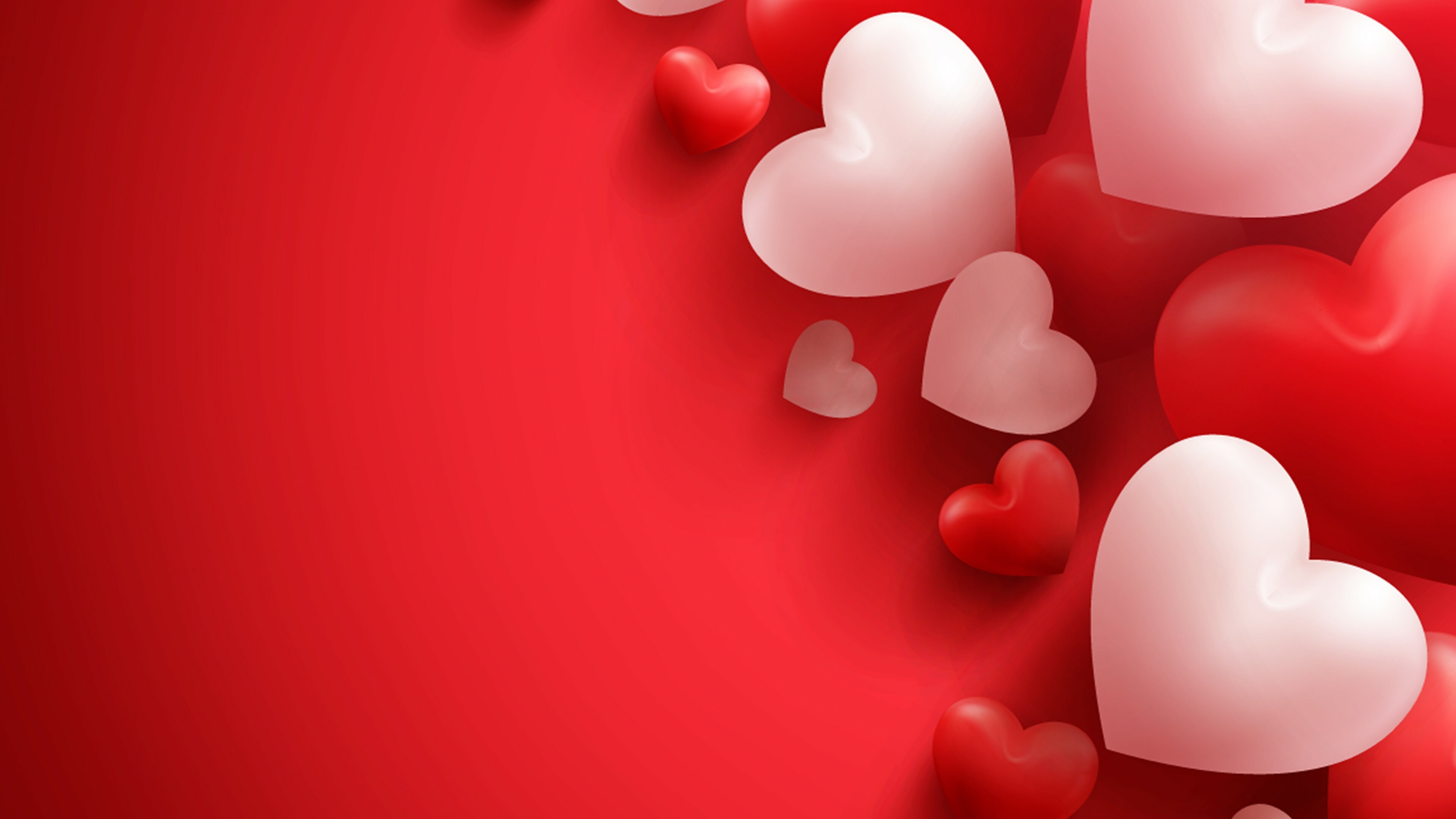 Valentine's Day: A celebration of romance and love. 3840x2160 4K Wallpaper.