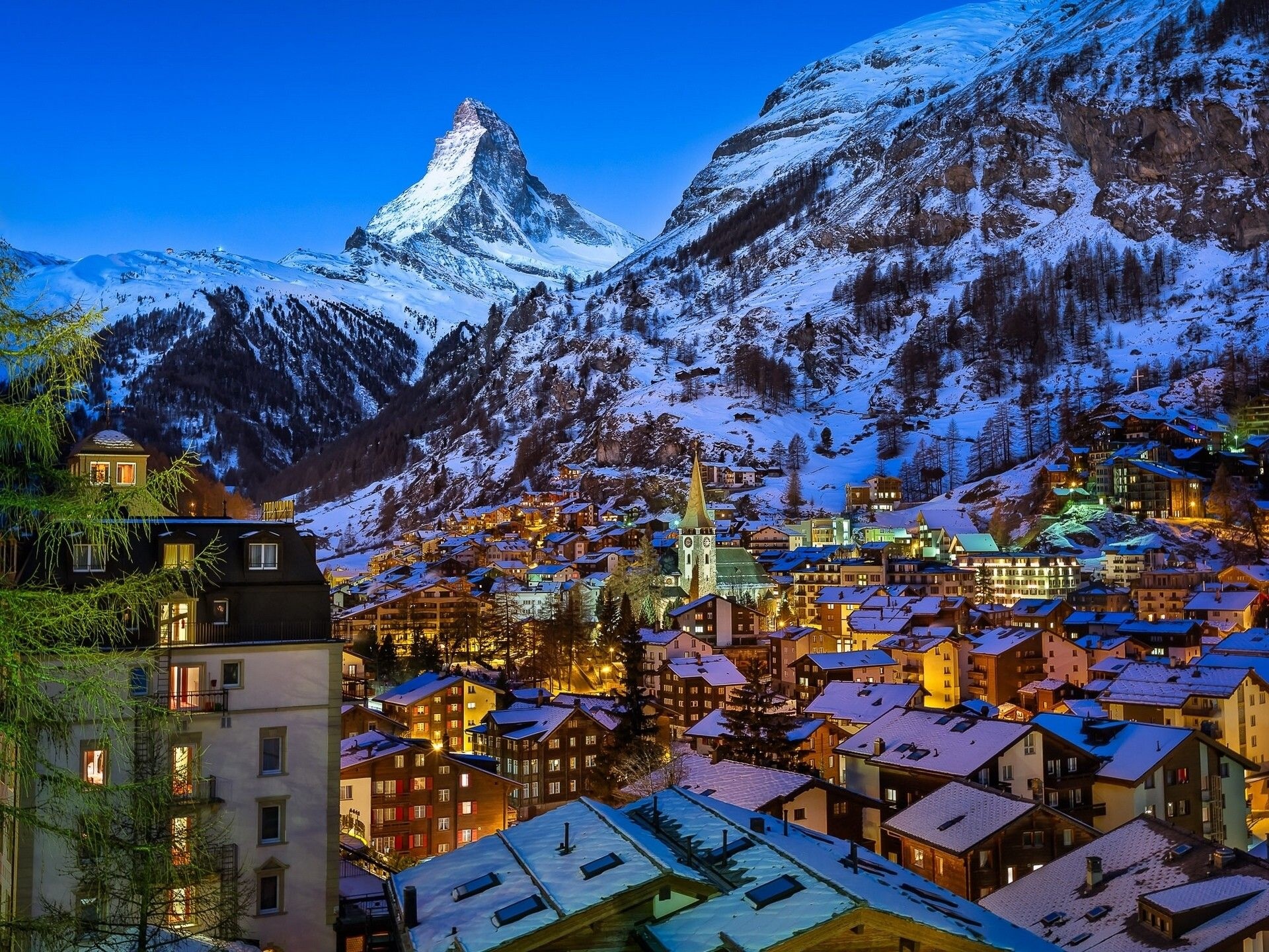 Alps winter wallpapers, Snow-capped peaks, Winter landscapes, Frosty beauty, 1920x1440 HD Desktop