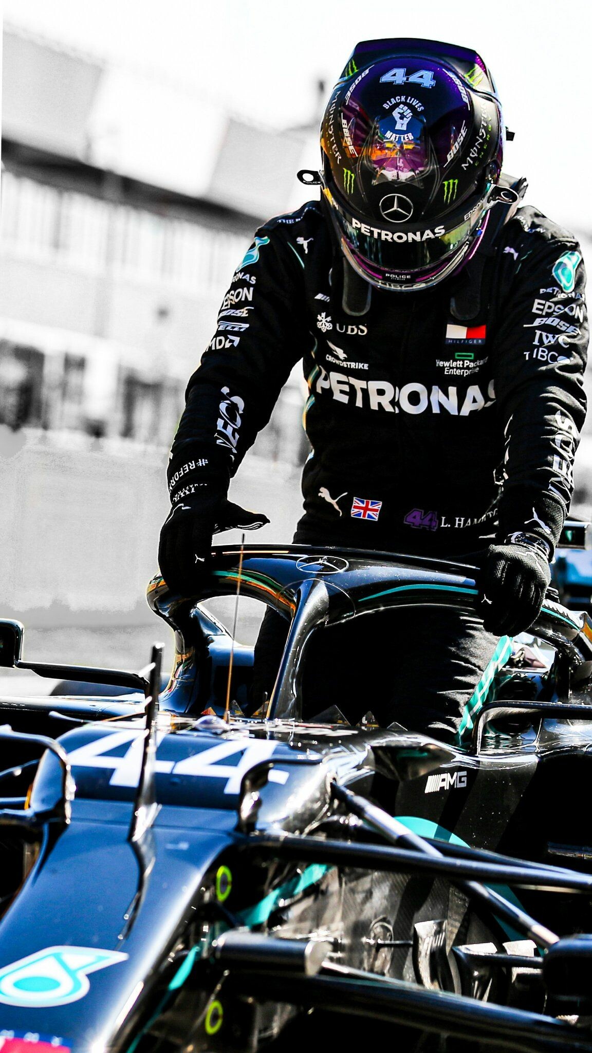 Lewis Hamilton: The youngest driver to win the Formula One World Championship at the age of 23 years. 1160x2050 HD Wallpaper.