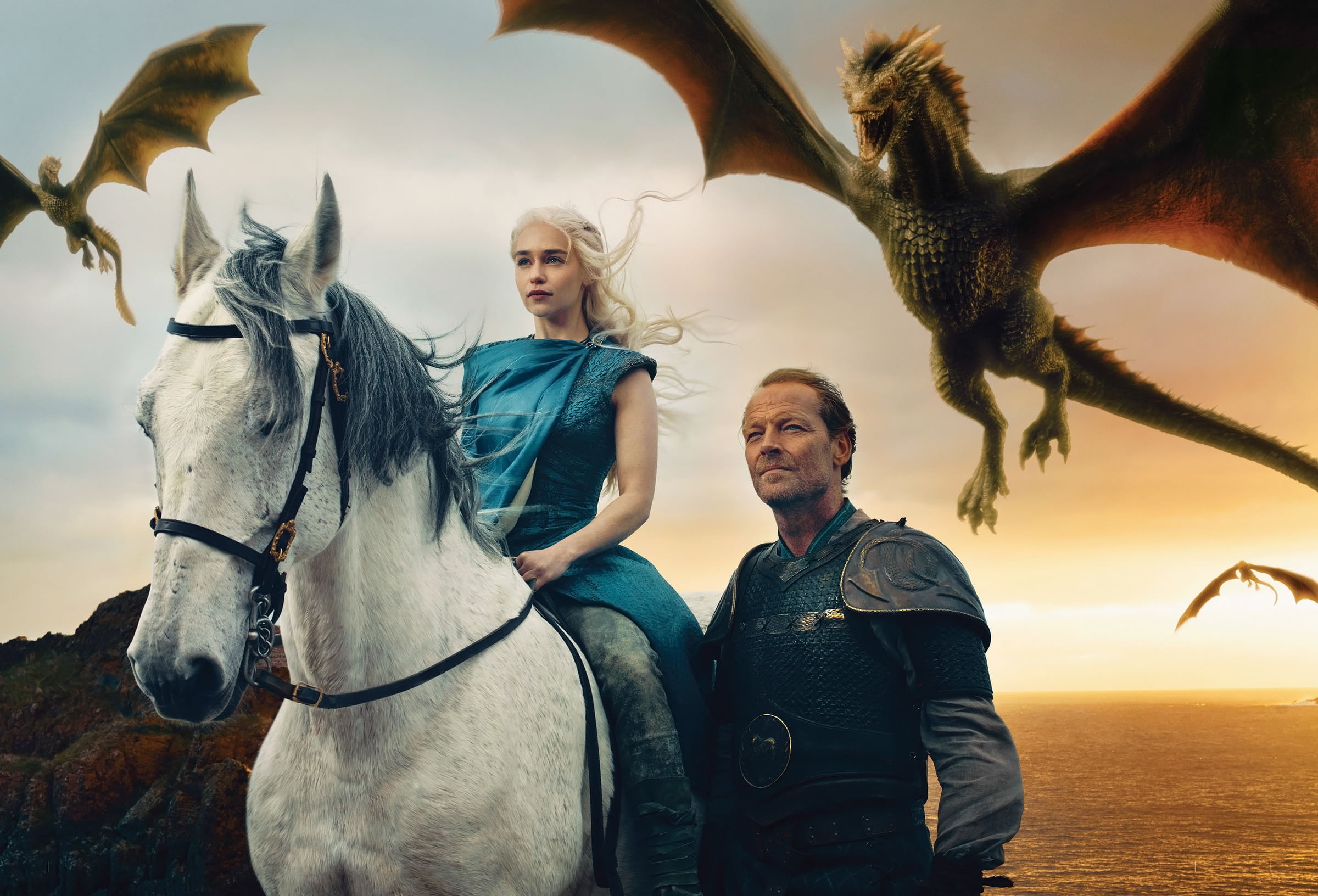 Game of Thrones, Male character, Iain Glen, Jorah Mormont, 2400x1640 HD Desktop