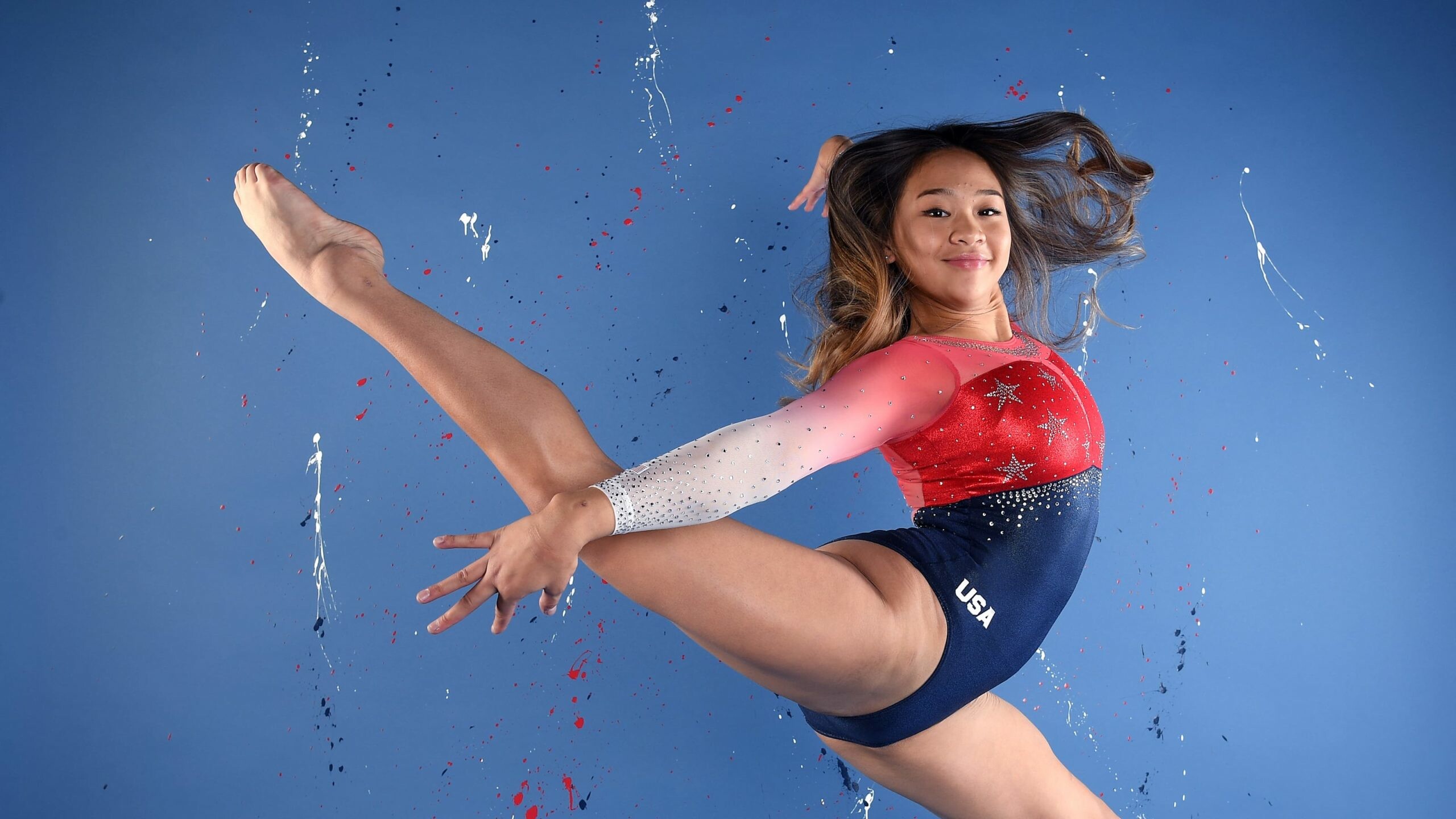 Sunisa Lee: She won the bronze medal in the all-around at the 2018 U.S. National Championships in Boston. 2560x1440 HD Wallpaper.