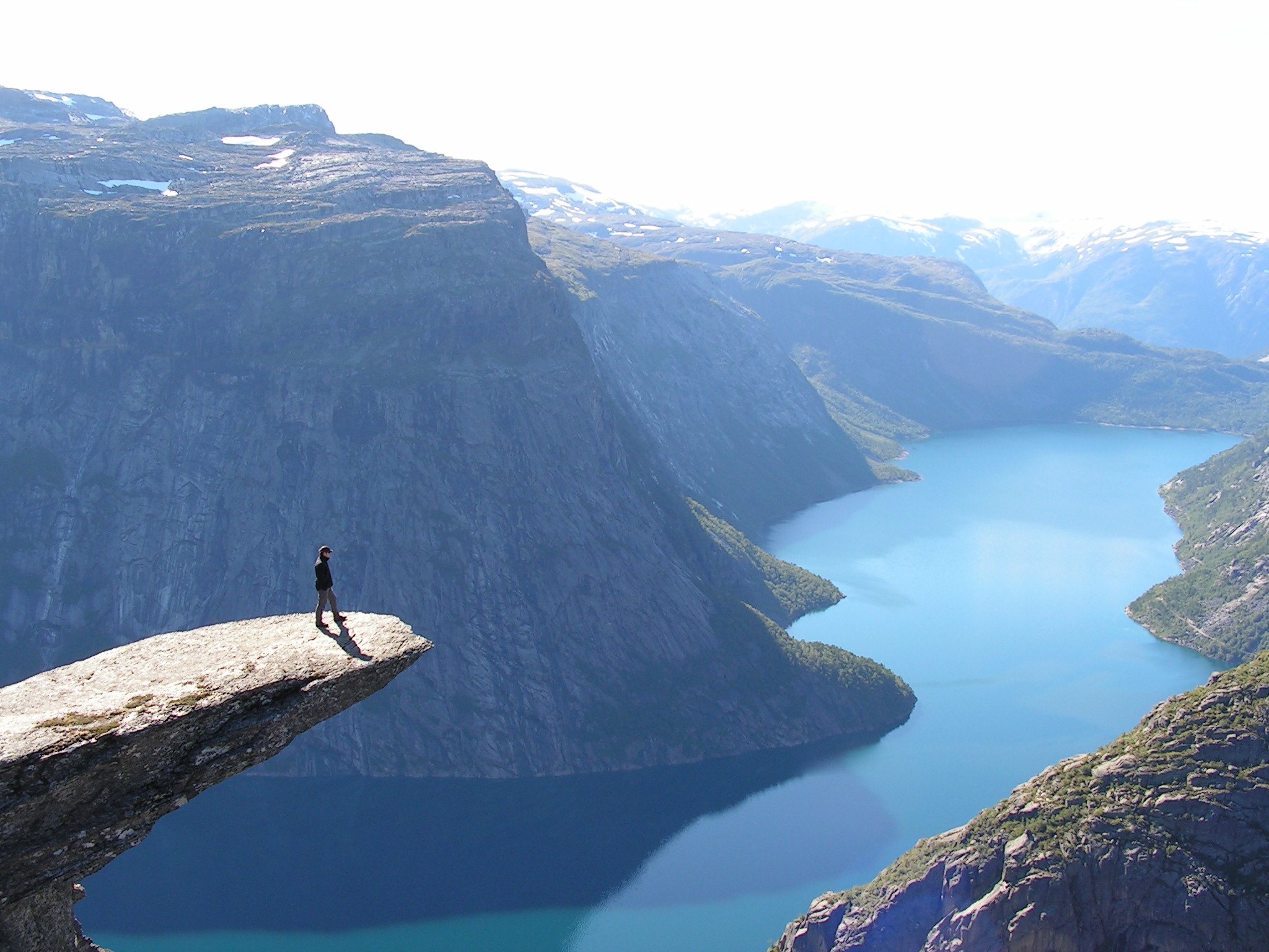 Norwegian Fjords, Beautiful wallpapers, Dramatic landscapes, Trolltunga viewpoint, 2050x1540 HD Desktop