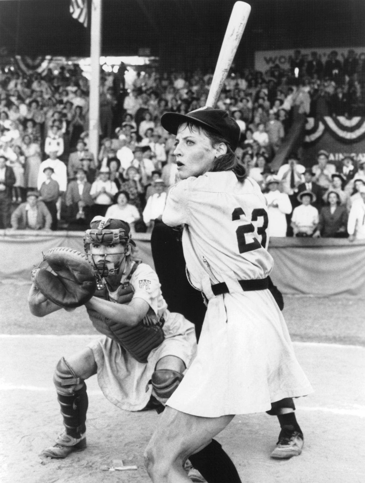 A League of Their Own, Inspirational sports film, Empowering female athletes, Baseball history, 1550x2050 HD Handy