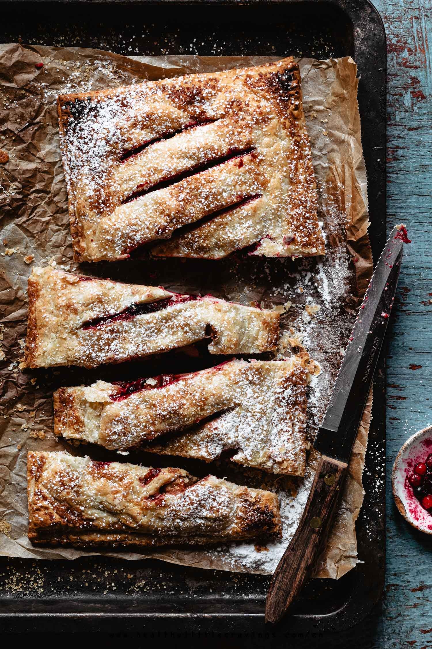 Strudel: Apple with berries, The national dish of Austria. 1500x2250 HD Wallpaper.