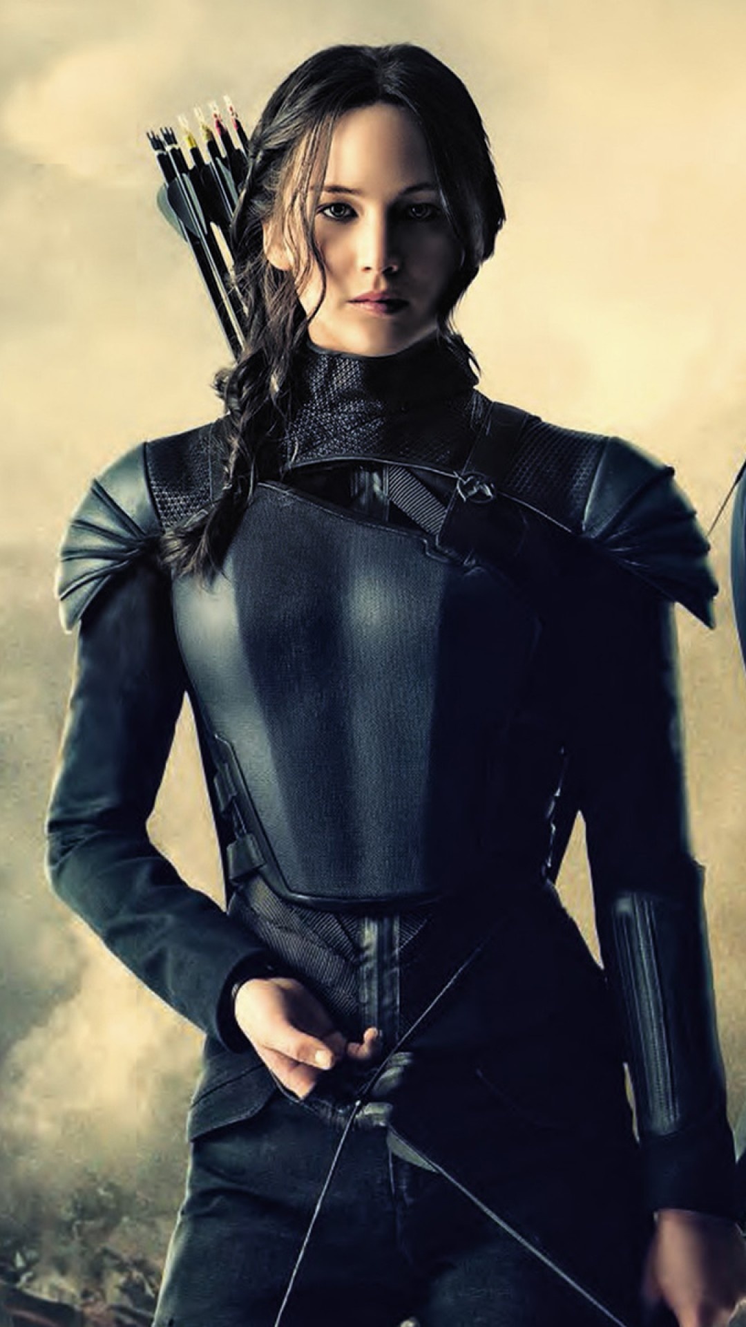 Hunger Games: Mockingjay - Part 2, Jennifer Lawrence, The ninth highest-grossing film of 2015. 1080x1920 Full HD Background.
