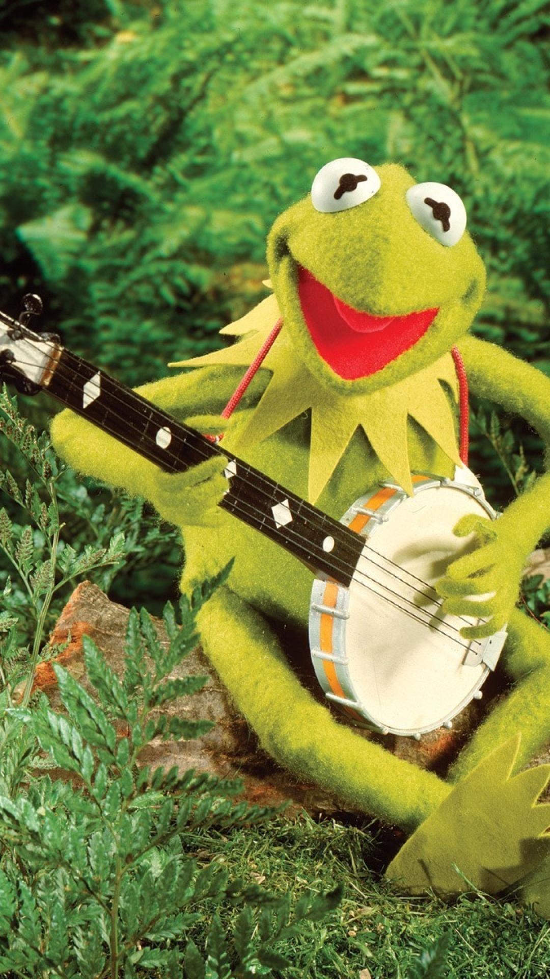 Kermit the Frog, Banjo wallpapers, 1080x1920 Full HD Phone