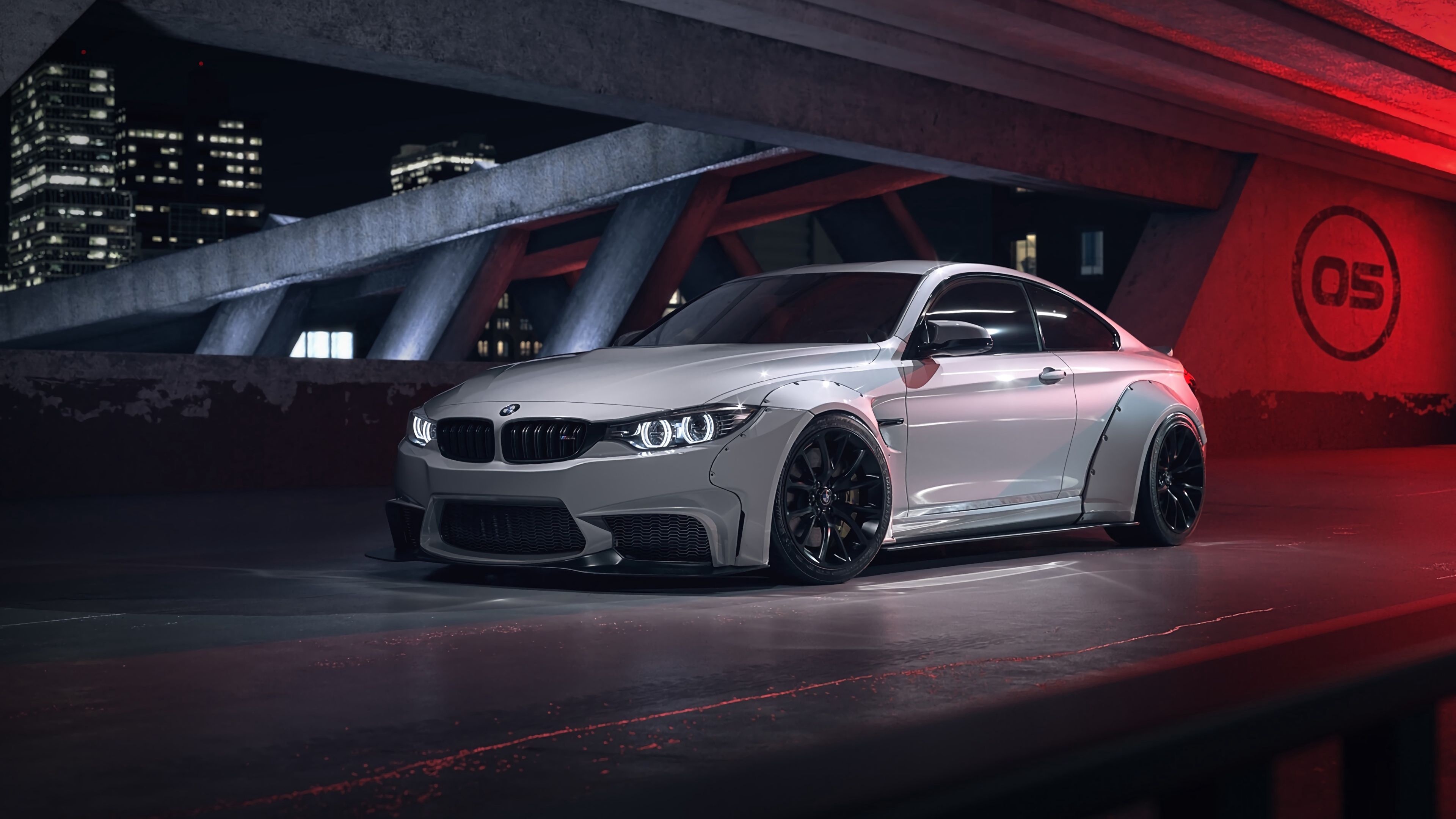 BMW M4, Striking wallpapers, Sporty design, Thrilling performance, 3840x2160 4K Desktop
