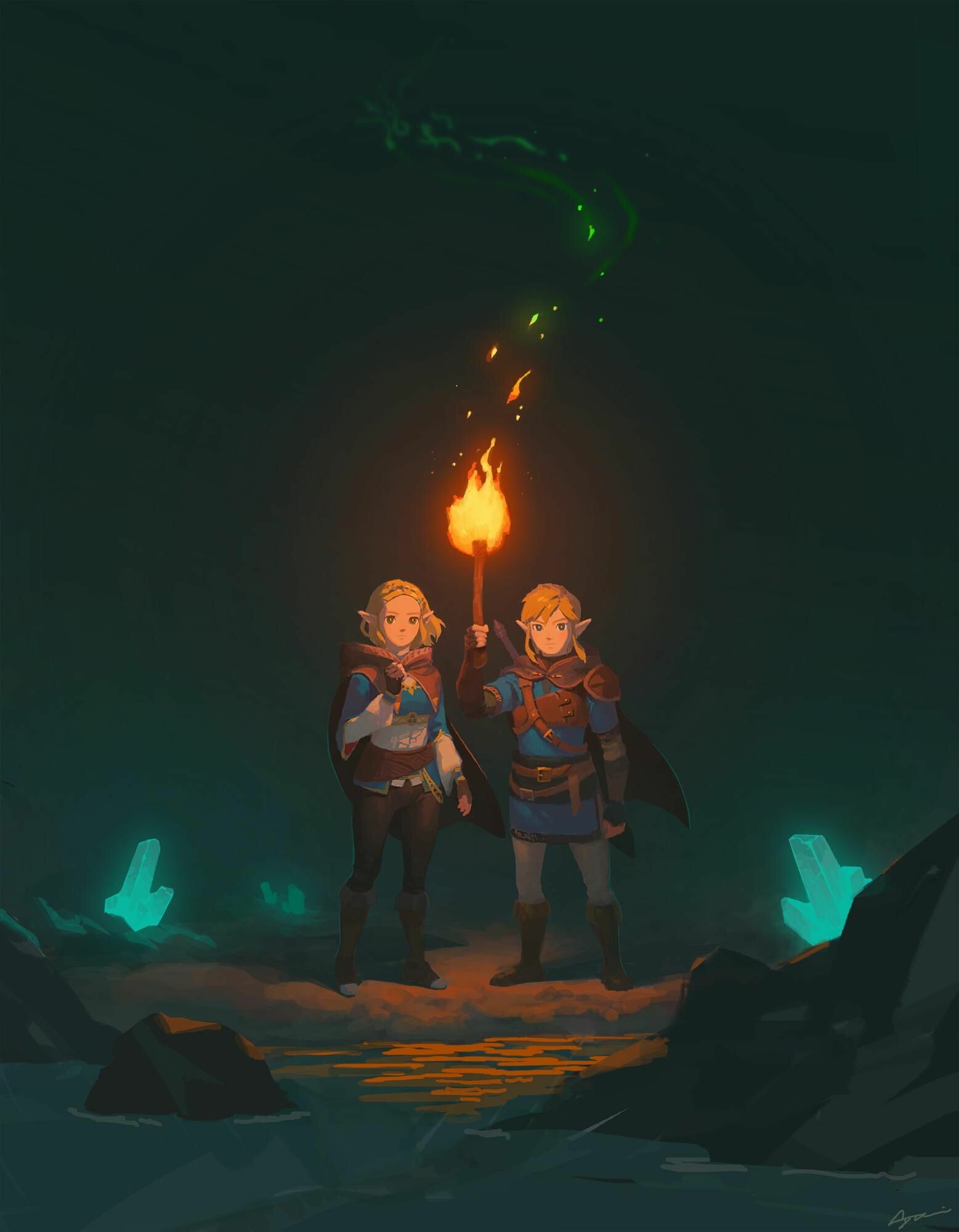 Breath of the Wild 2, Botw2 live wallpaper, Stunning visual effects, Dynamic wild landscapes, 1560x2000 HD Phone