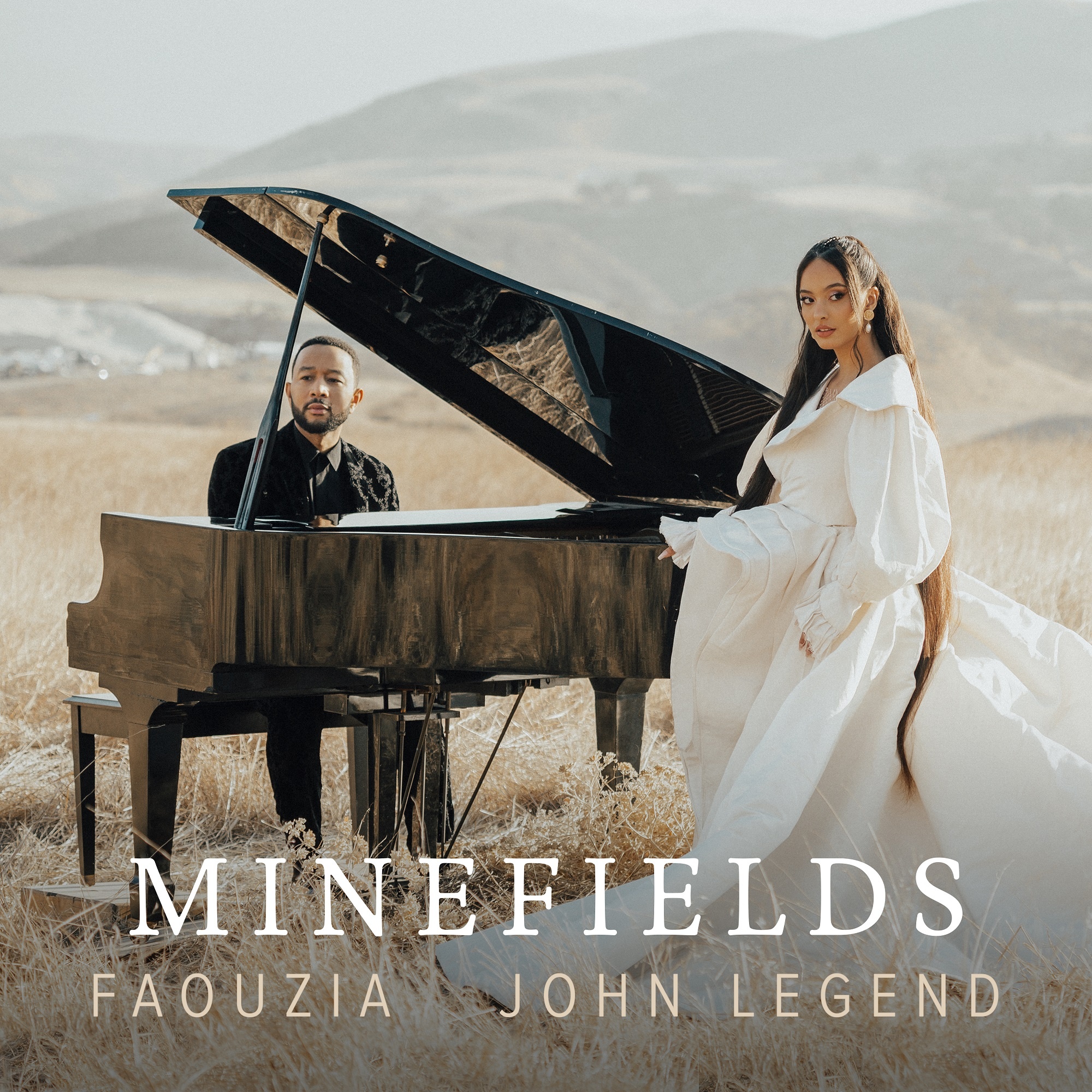 Faouzia, John Legend collaboration, Stunning visual, Minefields, 2000x2000 HD Handy