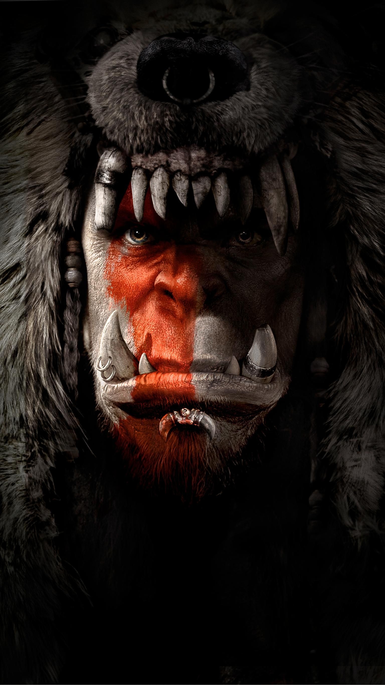 Durotan, Warcraft movie character, Movie wallpapers, 1540x2740 HD Phone