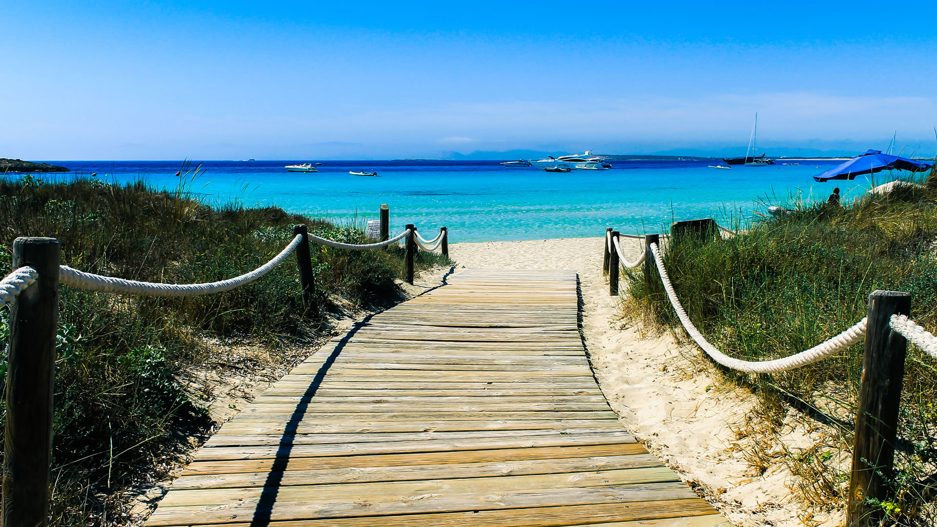 Formentera island, Balearic beauty, Spanish getaway, Mediterranean charm, 1920x1080 Full HD Desktop
