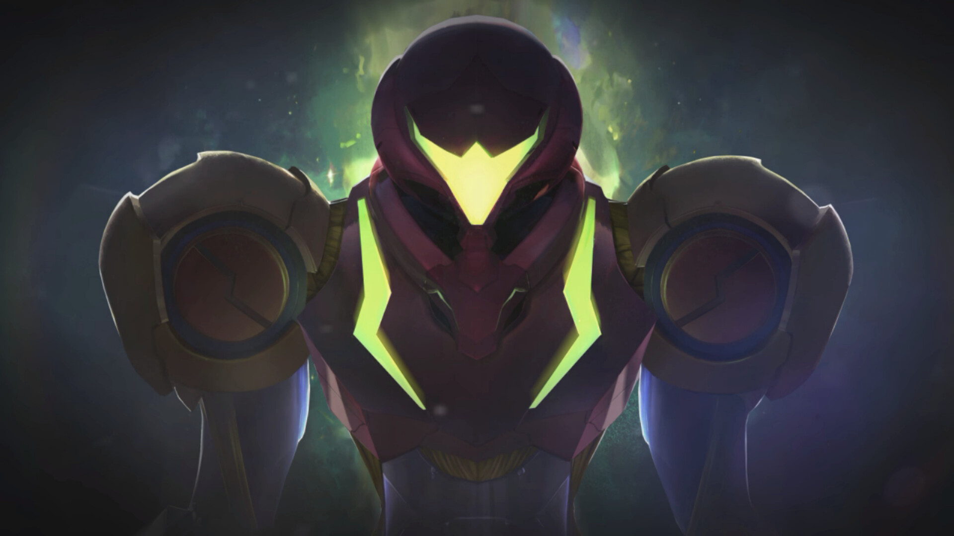 Metroid Dread: When loading a save file or continuing after a Game Over in the game, an assortment of five tips will be shown on the loading screen. 1920x1080 Full HD Background.
