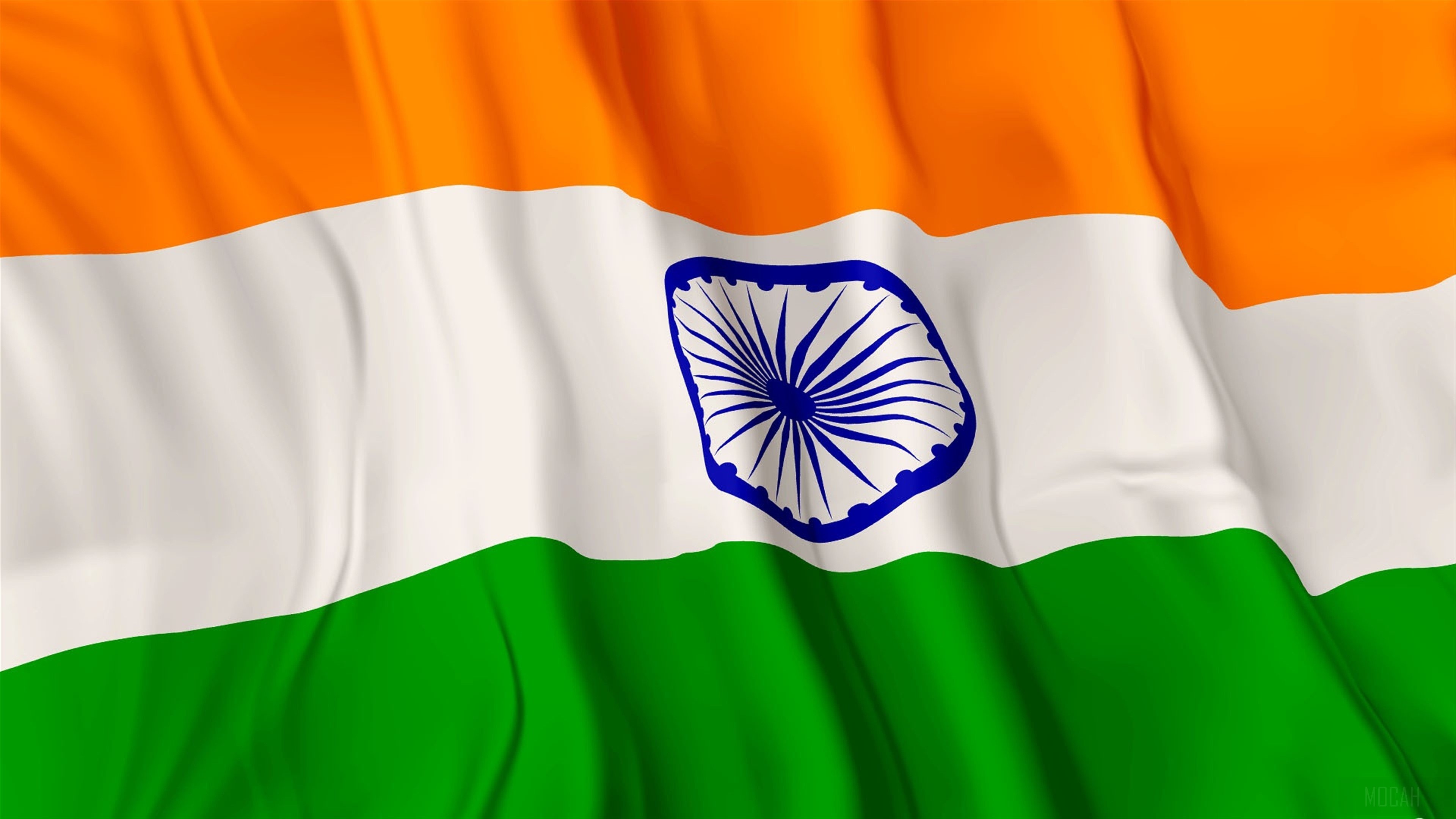 Flag of India, Vibrant celebration, Triumphant glory, National honor, 3840x2160 4K Desktop