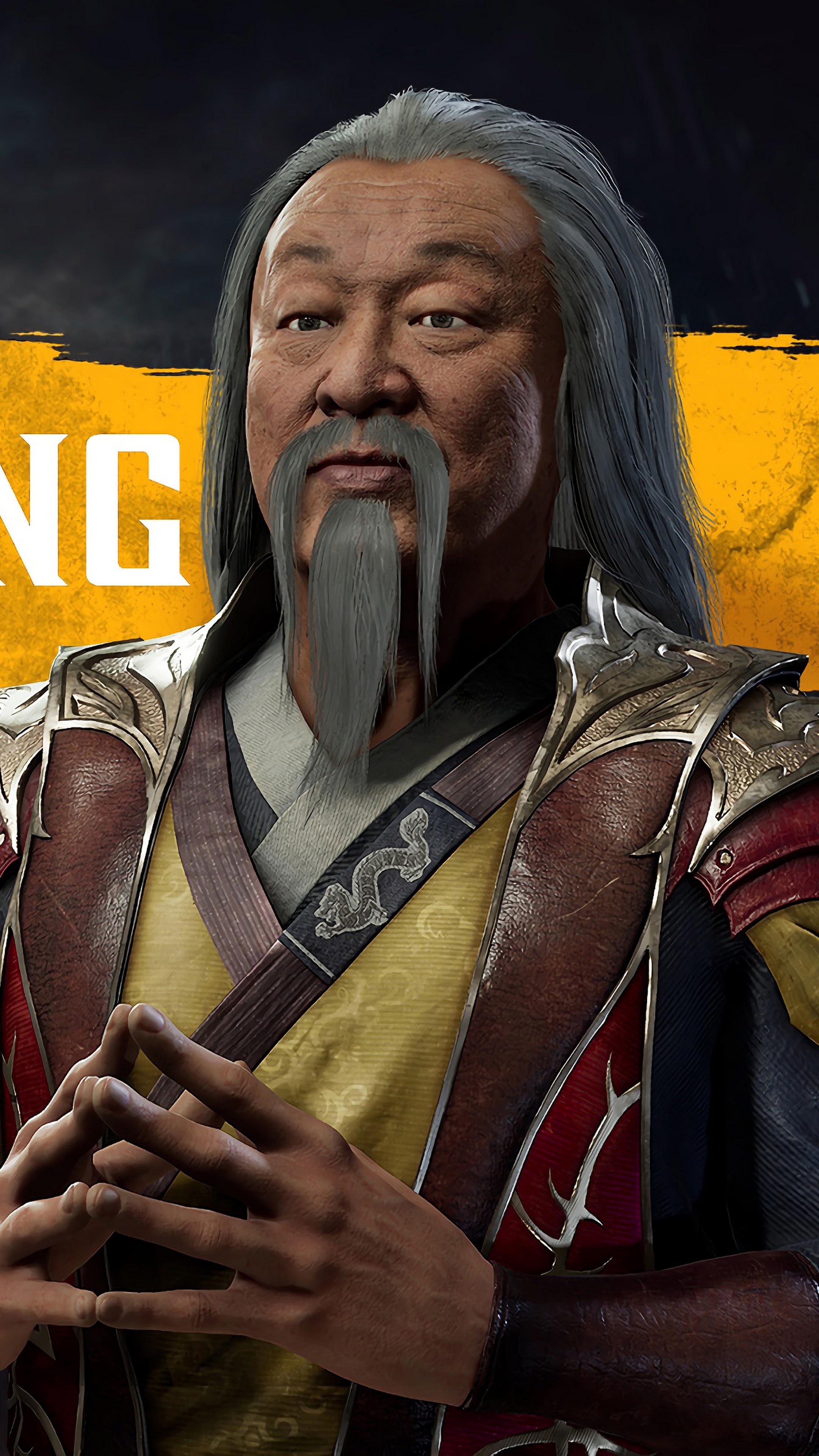Shang Tsung, Mortal Kombat 11, Evil sorcerer, Mesmerizing artwork, 2160x3840 4K Handy