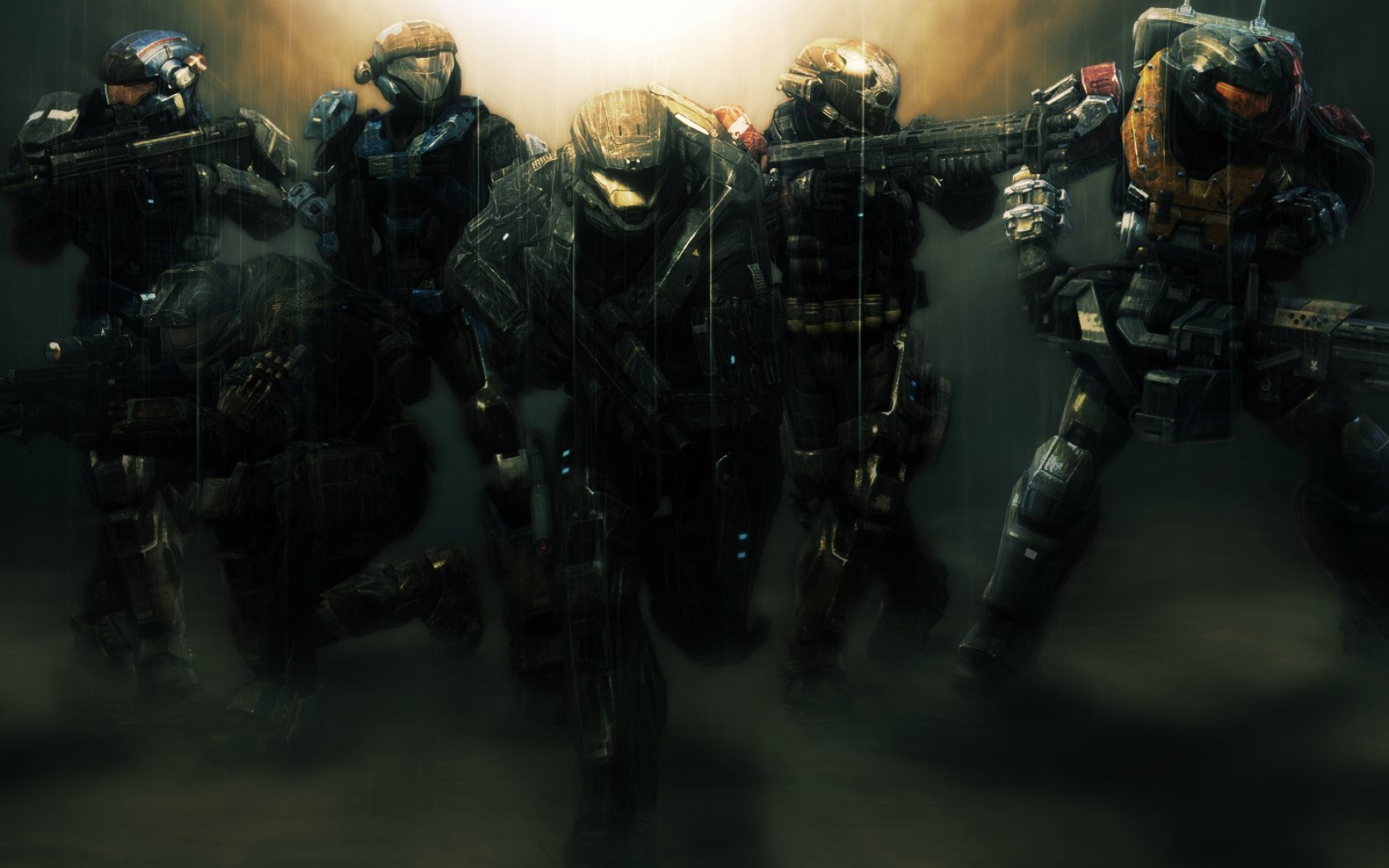 Halo: Reach gaming, Intense firefight, Noble Team, Military campaign, 1920x1200 HD Desktop