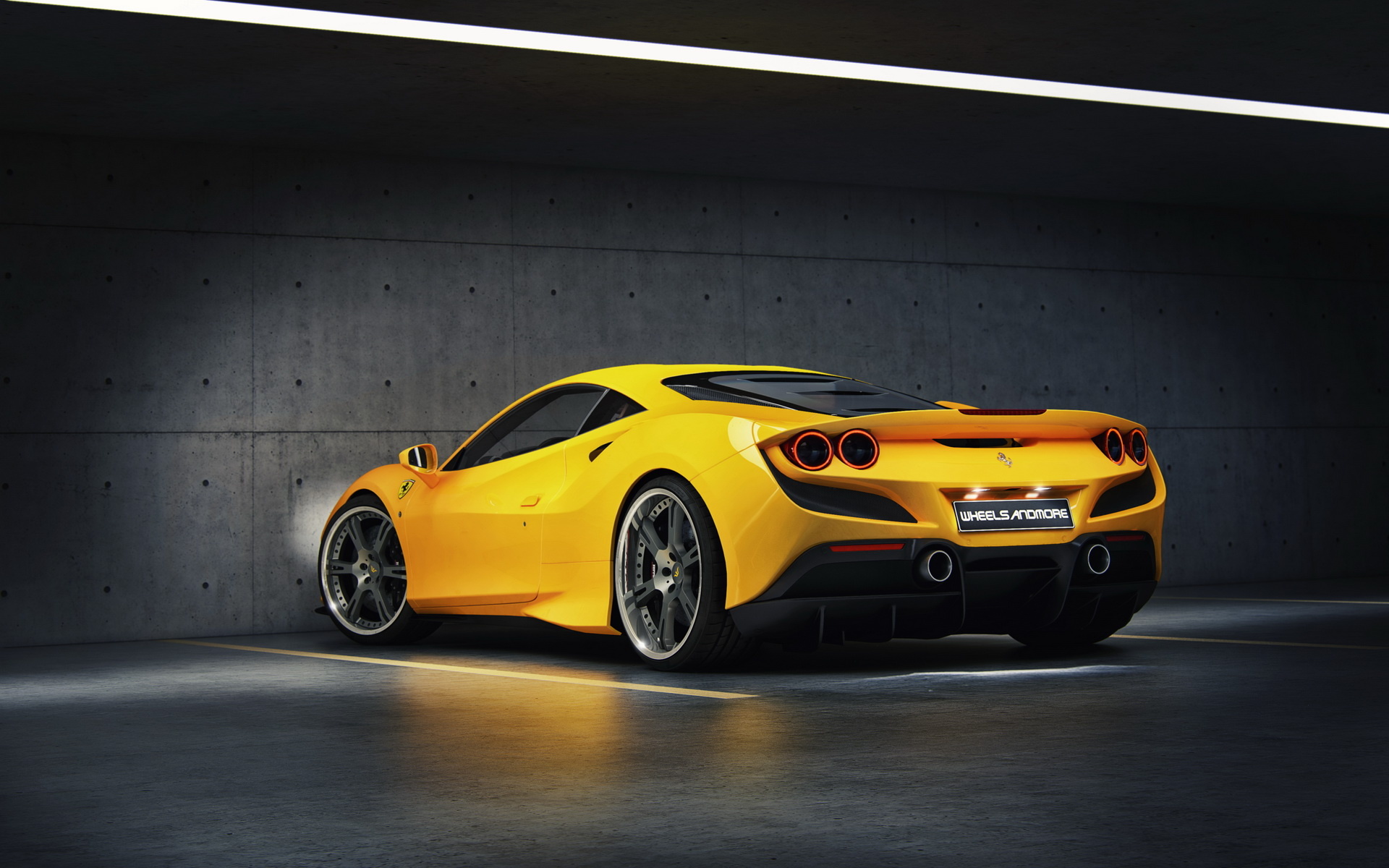 Ferrari F8, Wheelsandmore releases, 805 hp upgrade, Car modification, 1920x1200 HD Desktop