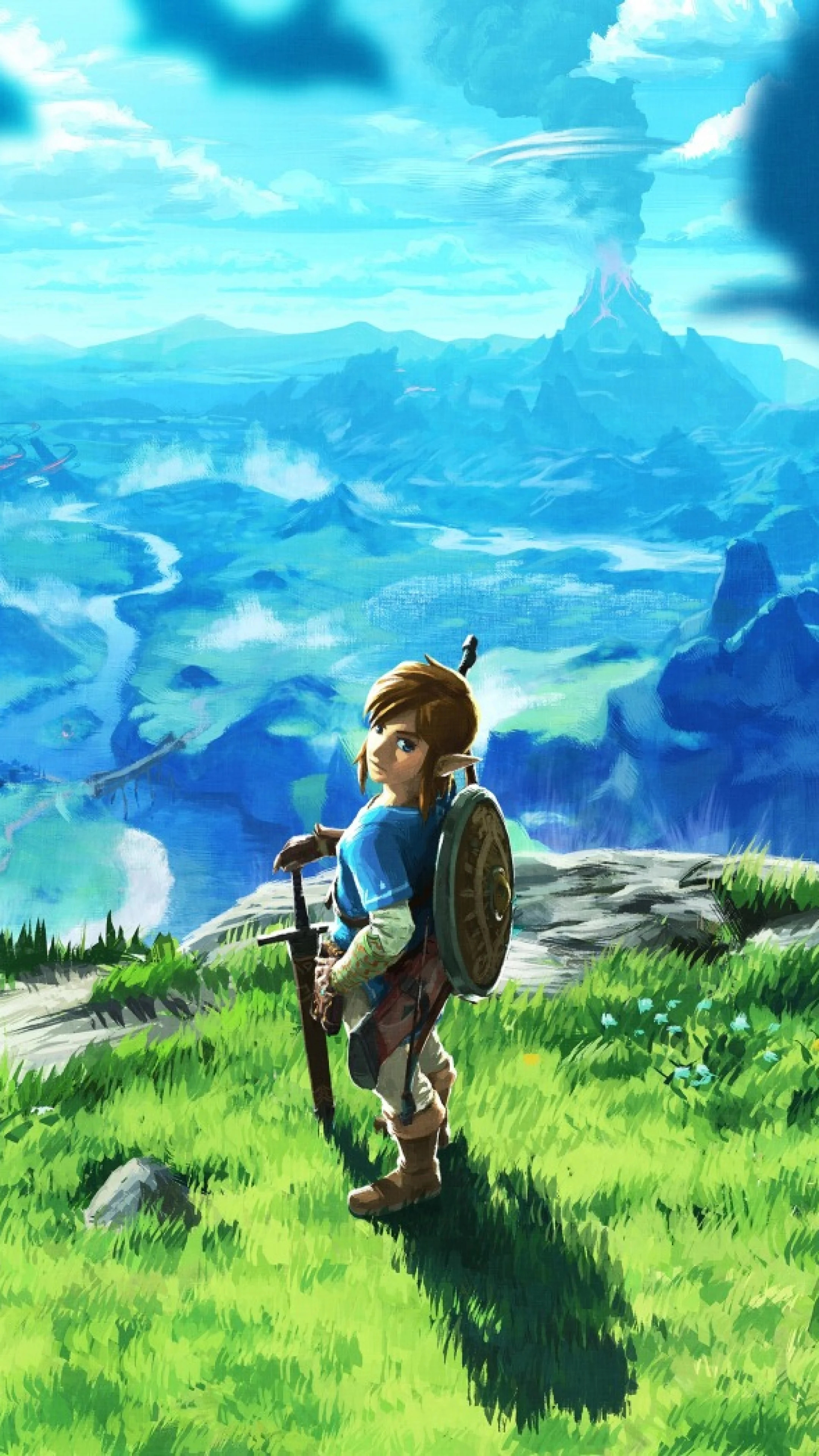 Breath of the Wild, Captivating wallpapers, Link's legend, Gaming masterpiece, 2160x3840 4K Handy