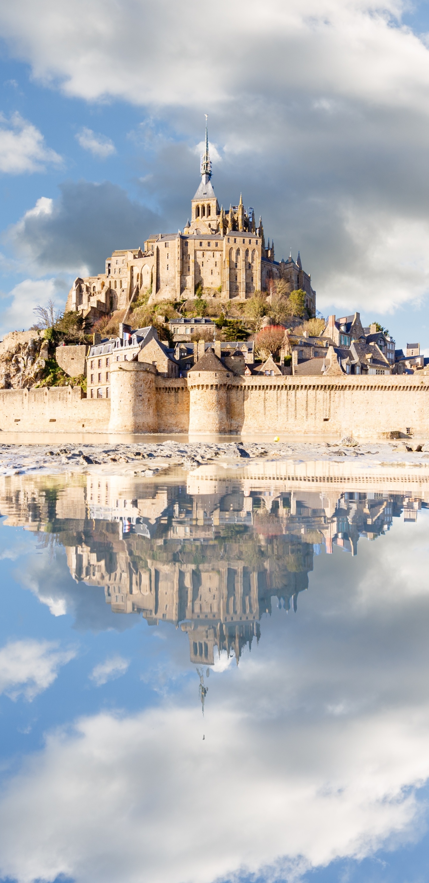 Religiöser Mont Saint Michel, 1440x2960 HD Handy