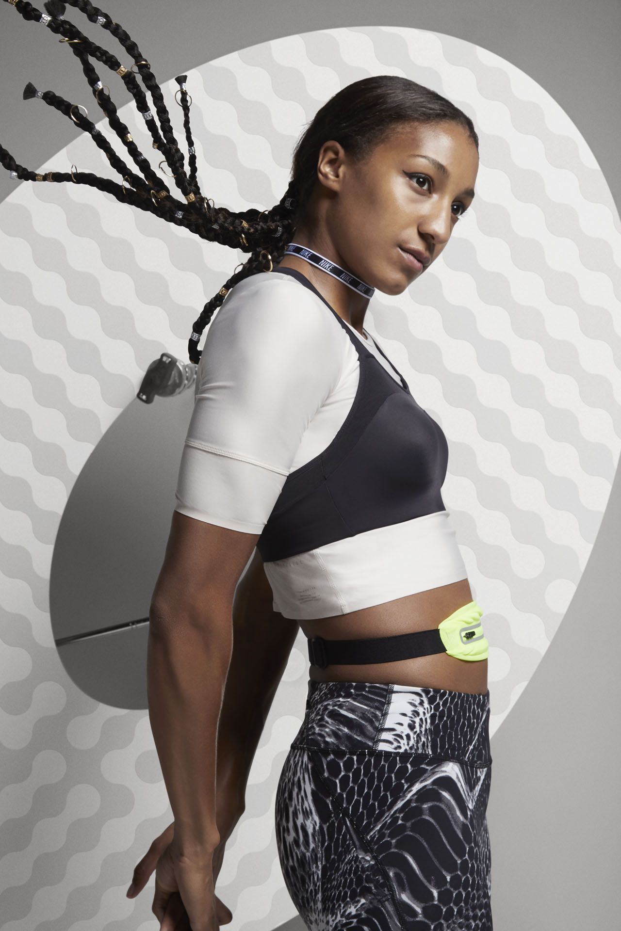 Nafissatou Thiam, Sports champion, Nike ambassador, Belgian pride, 1280x1920 HD Handy
