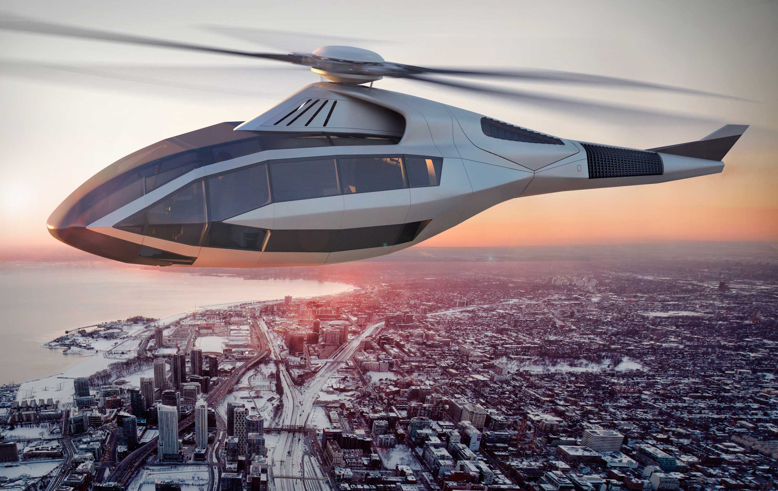 Bell Helicopter, Futuristic concept, Flyer design, Cutting-edge technology, 2500x1580 HD Desktop
