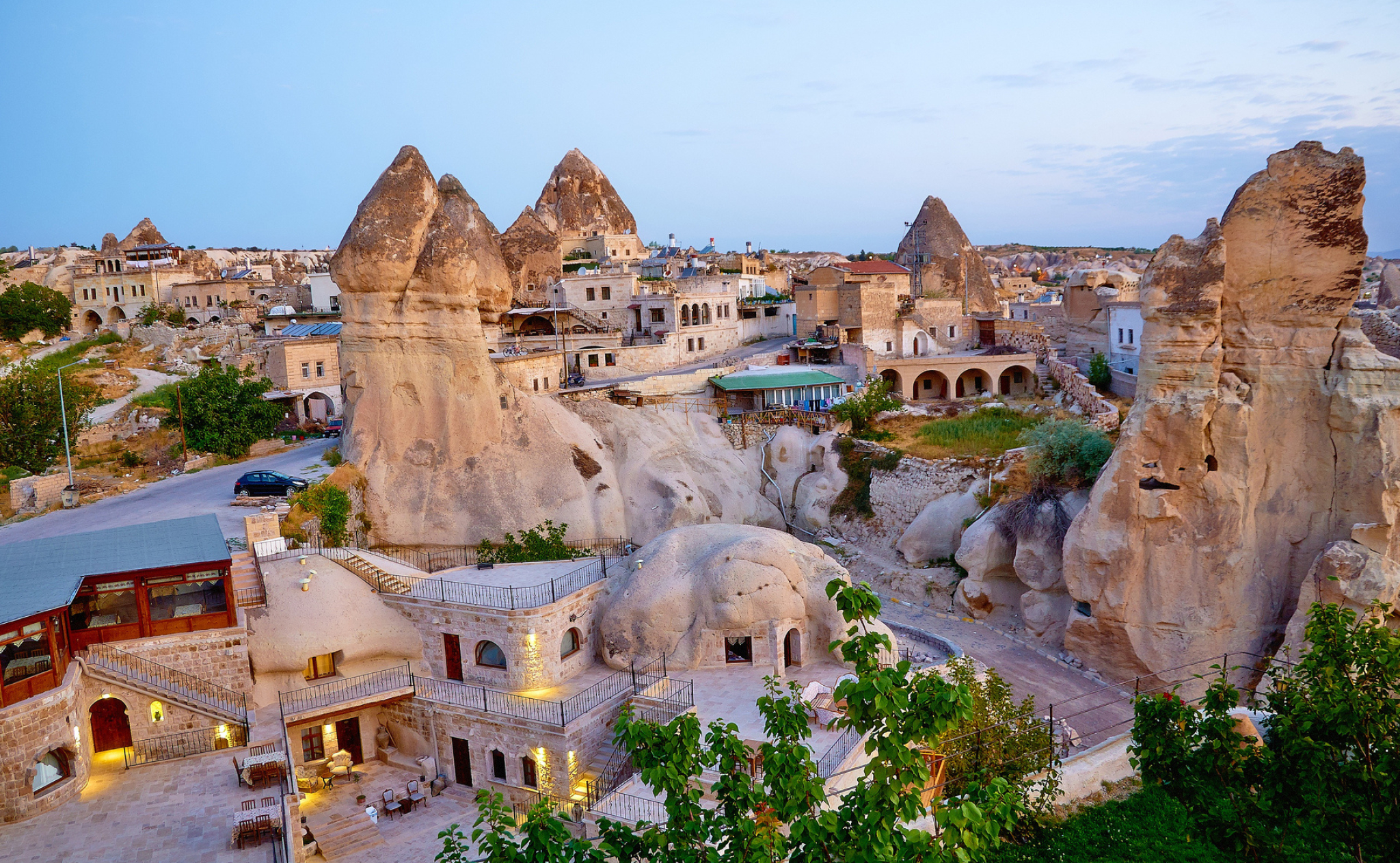 Cappadocia, Mountain range, Turkey, Thousand wonders, 2050x1270 HD Desktop