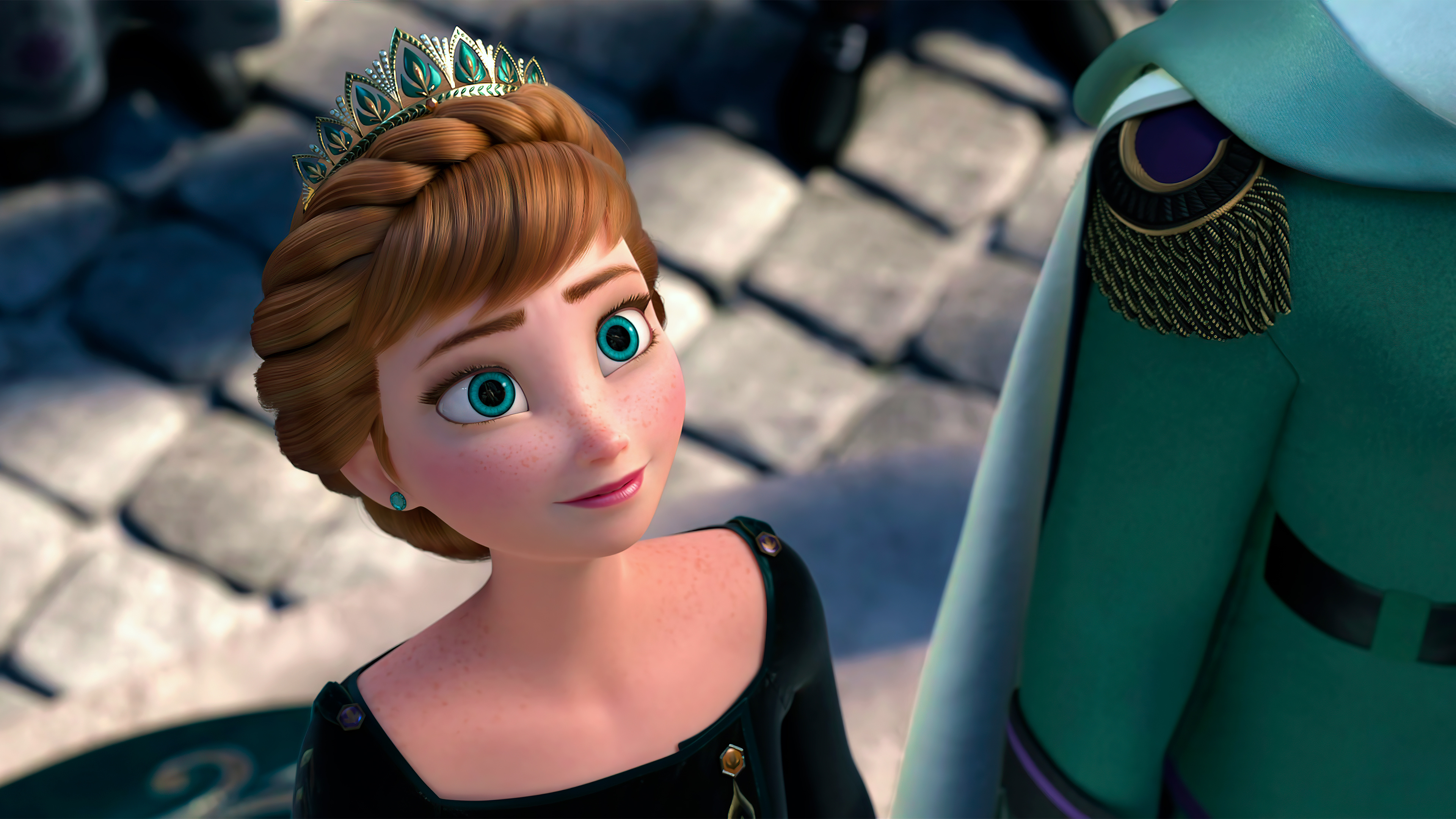 Queen Anna, Frozen Animation, F2 Queen Anna, Disney, 3840x2160 4K Desktop