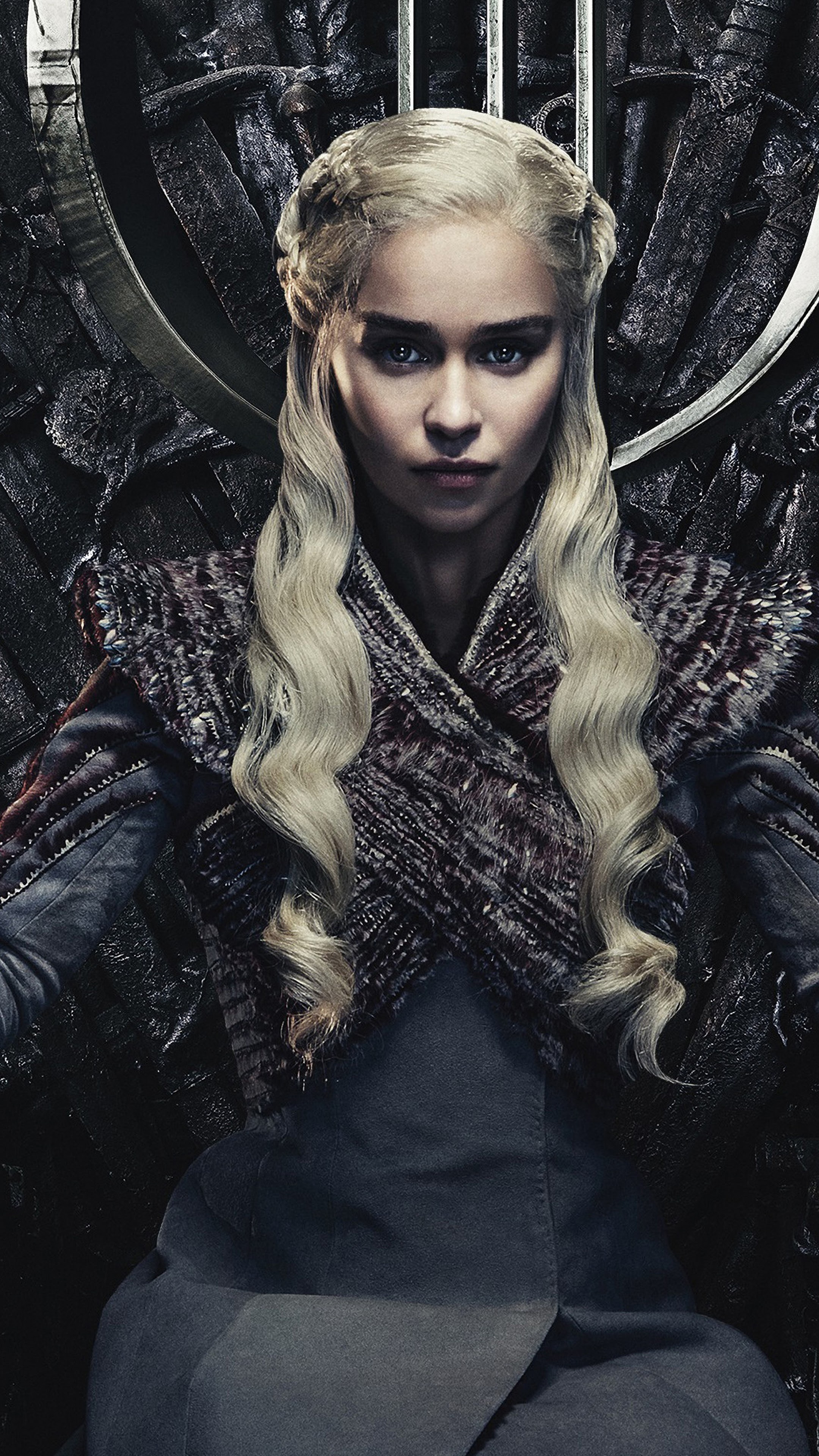 Iron Throne, TV Shows, Daenerys Targaryen, Season 8, 2160x3840 4K Handy