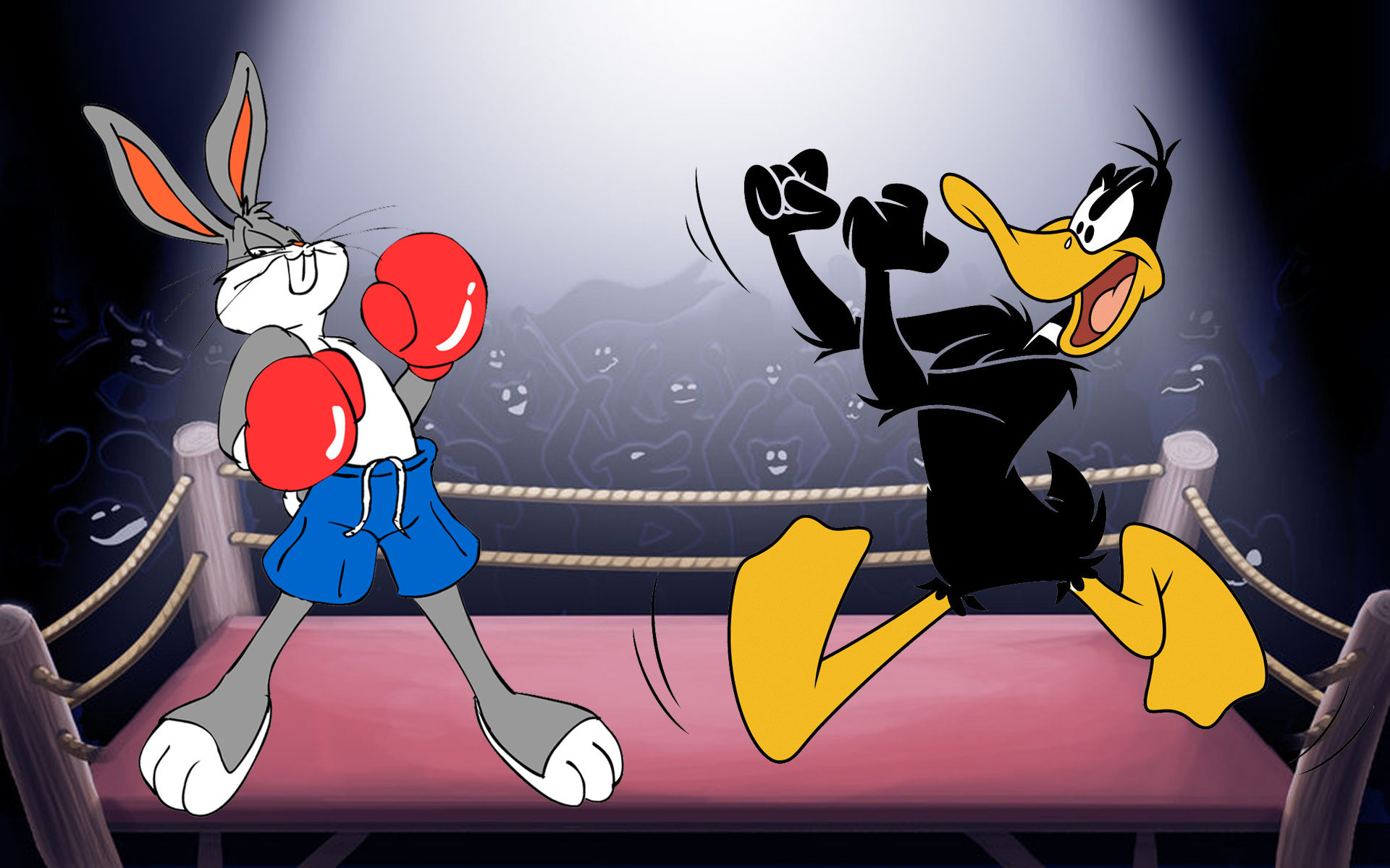 Looney Tunes, Boxer Bugs Bunny, Daffy Duck, HD backgrounds, 1920x1200 HD Desktop