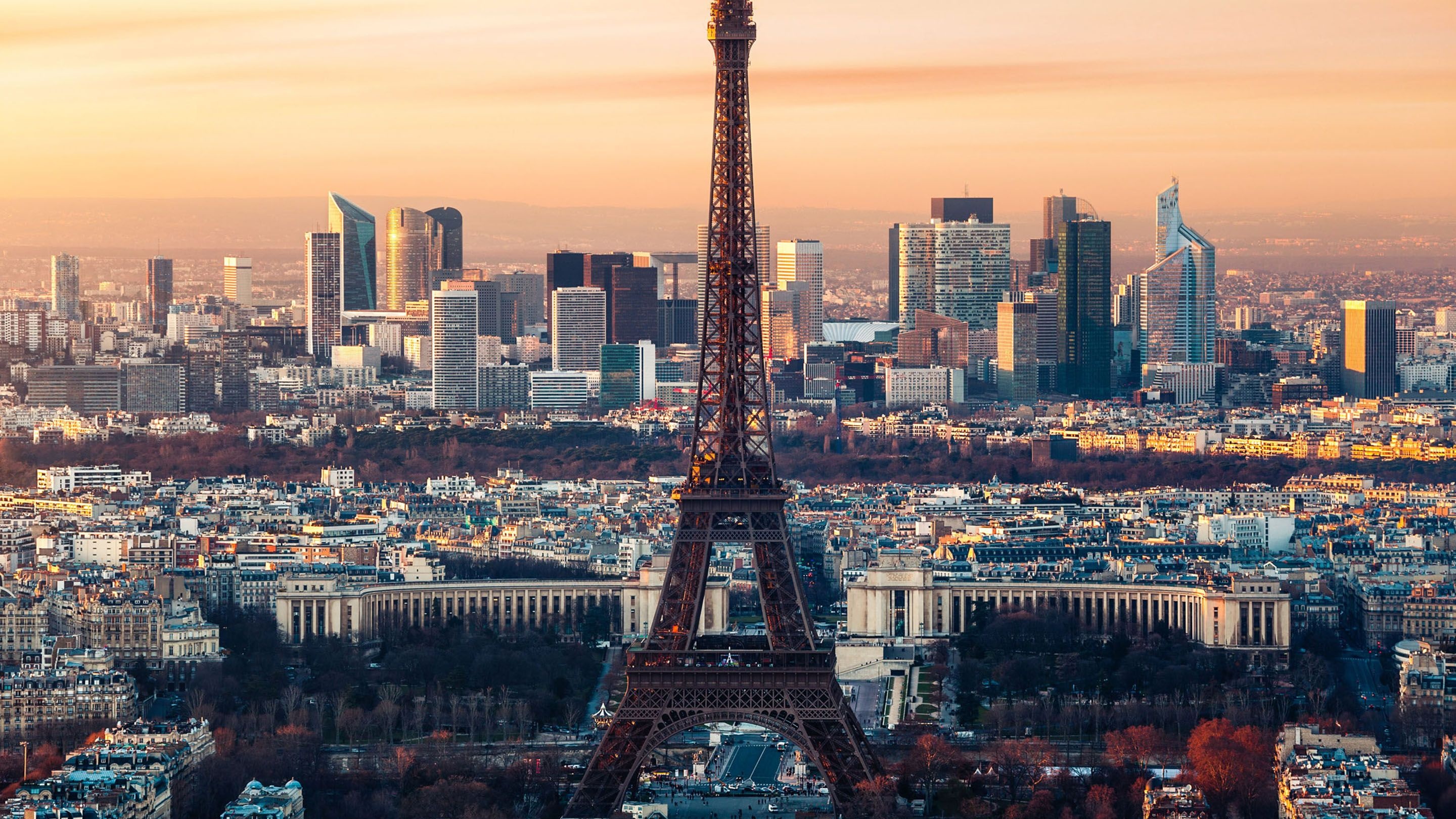 Paris Skyline, Travels, French City, Wallpapers, 2880x1620 HD Desktop