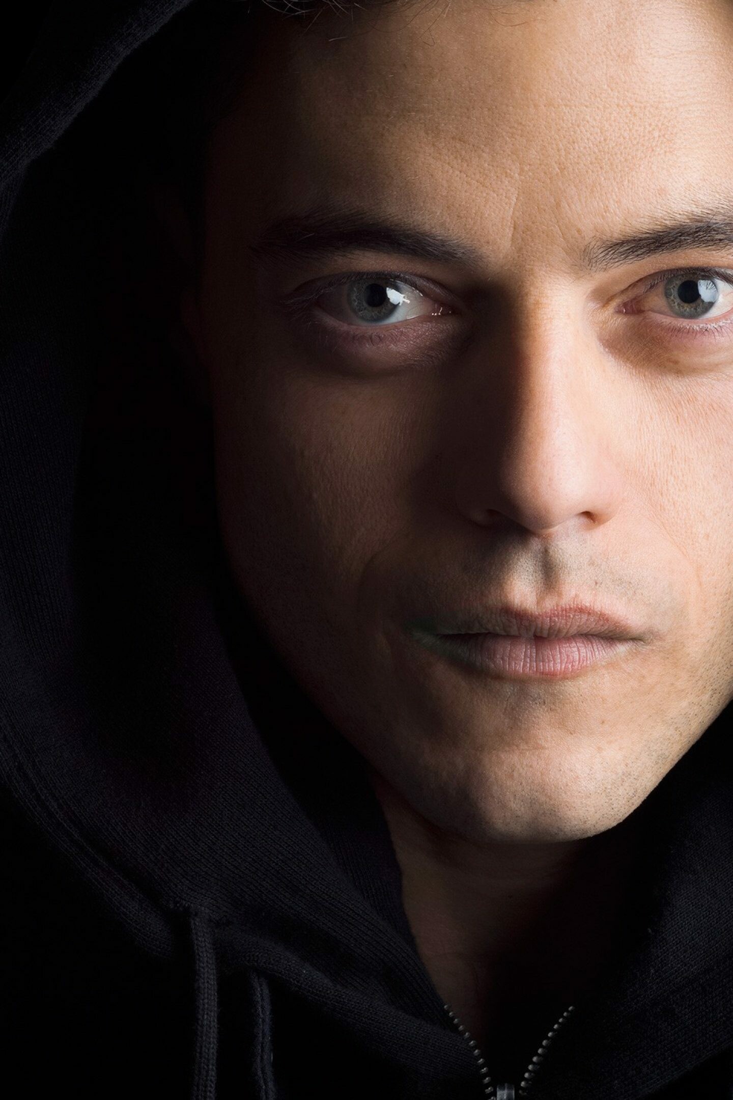 Mr. Robot: Rami Malek won Best Actor in a Drama at the 2016 Academy of Television Arts and Sciences. 1440x2160 HD Wallpaper.